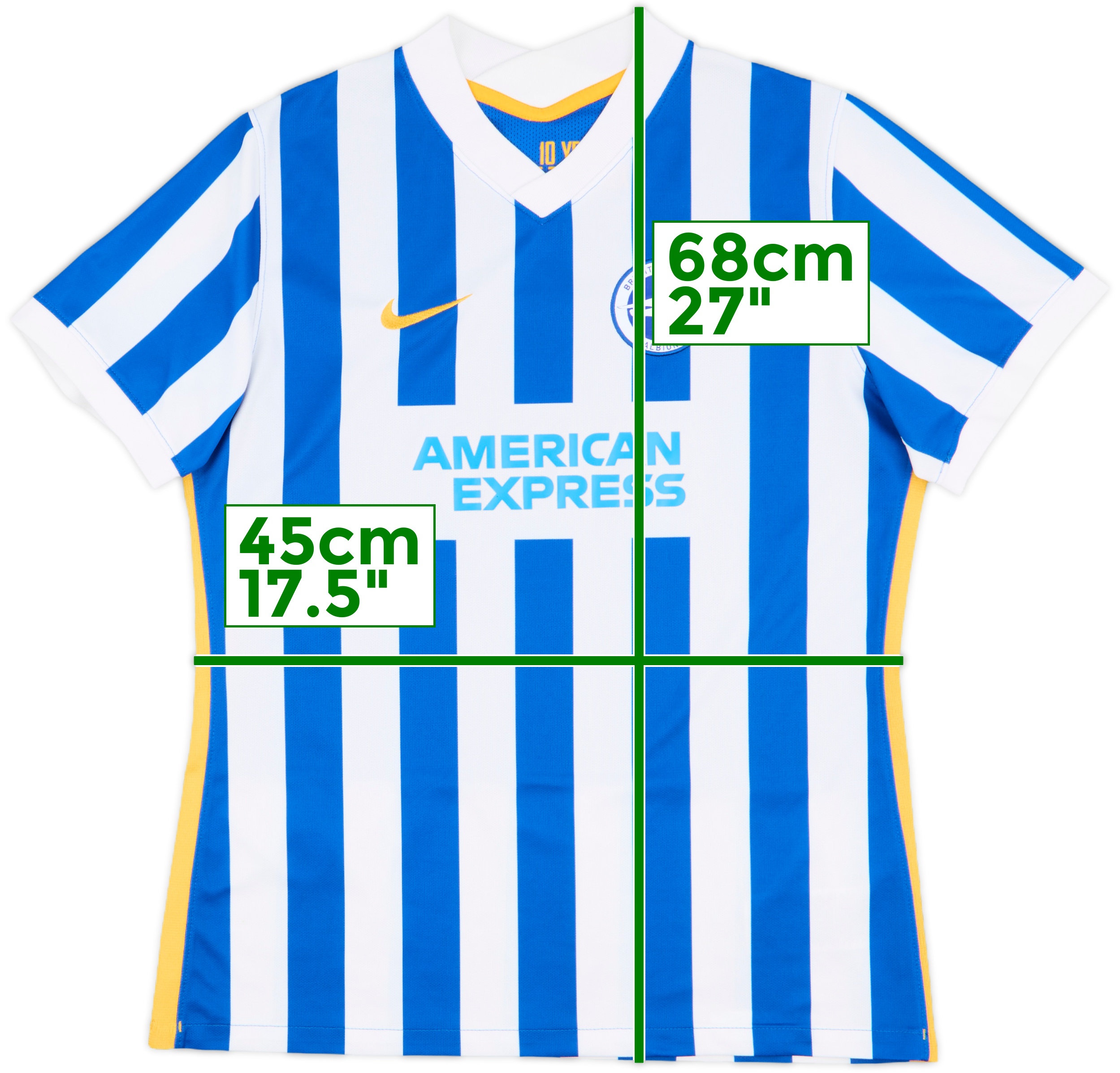 Nike Brighton & Hove Albion Womens SS Home Shirt 2021/22 | BRIH21