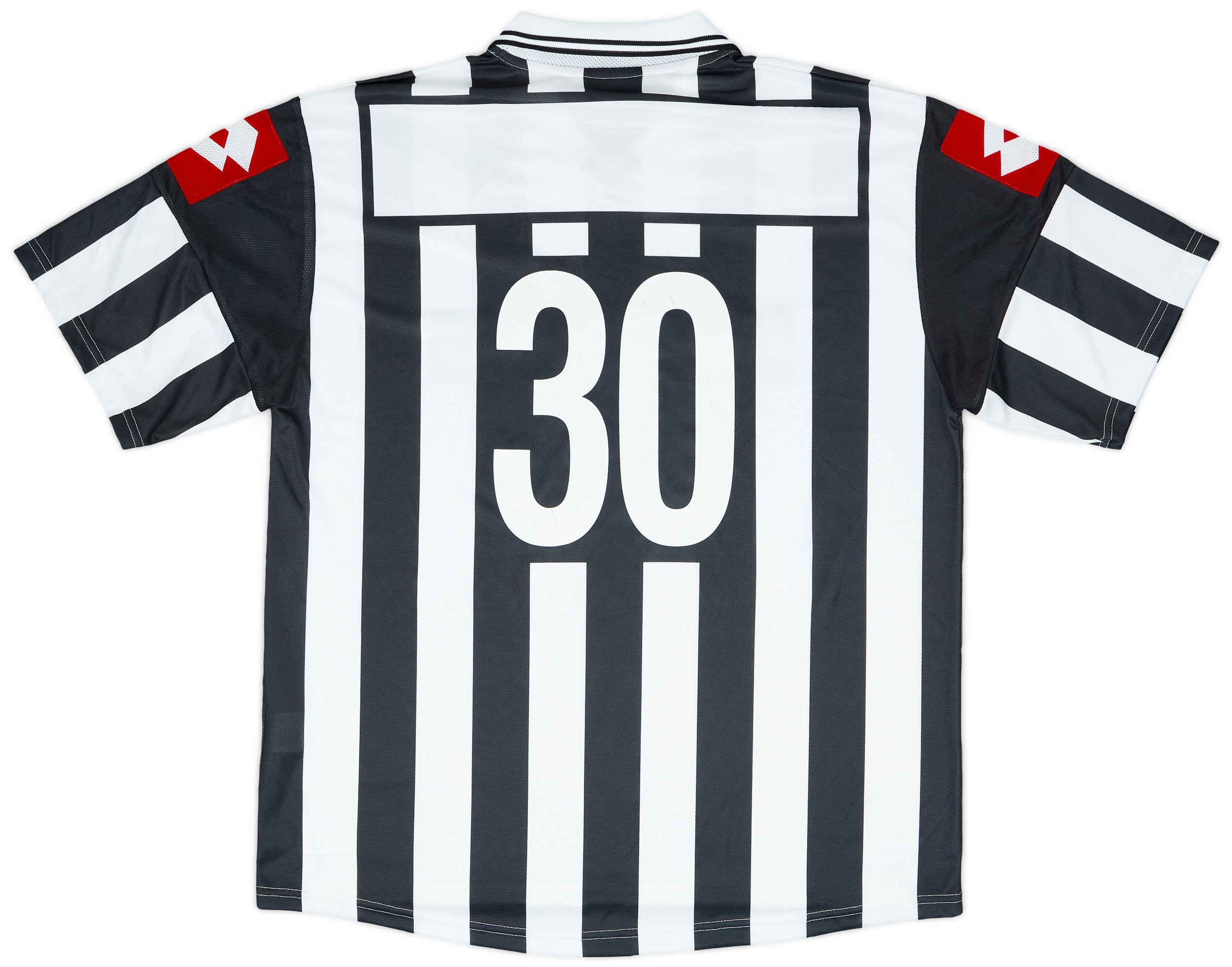 Lotto 2001-02 Juventus Match Issue Home Shirt #30