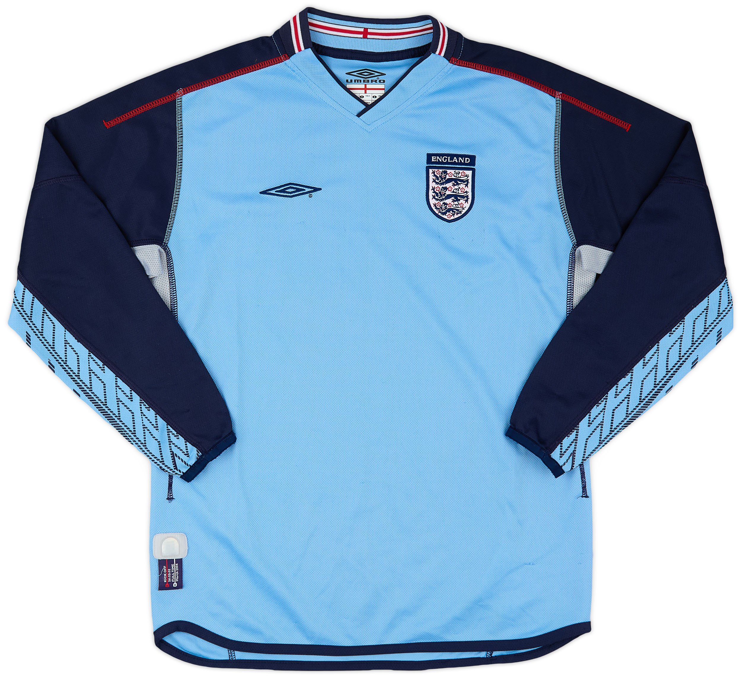 Umbro England Boys LS Goalkeeper Home Shirt 2002 | ENGG02083-839