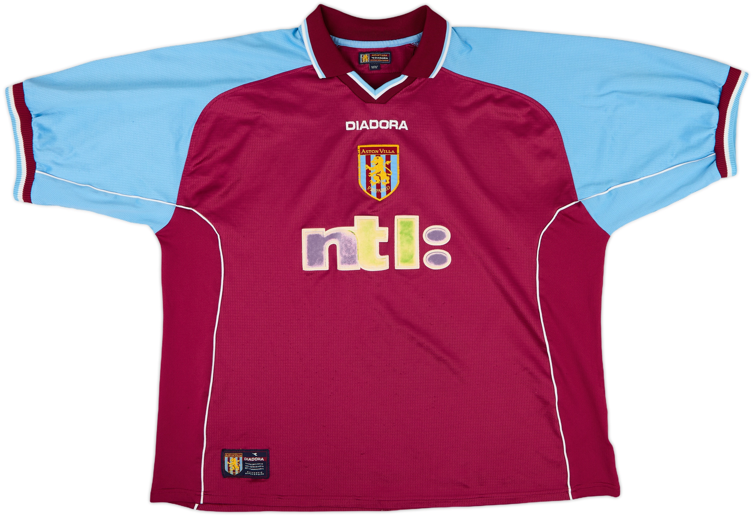 Diadora Aston Villa Mens SS Home Shirt 2000/01 | AVLH00666991used