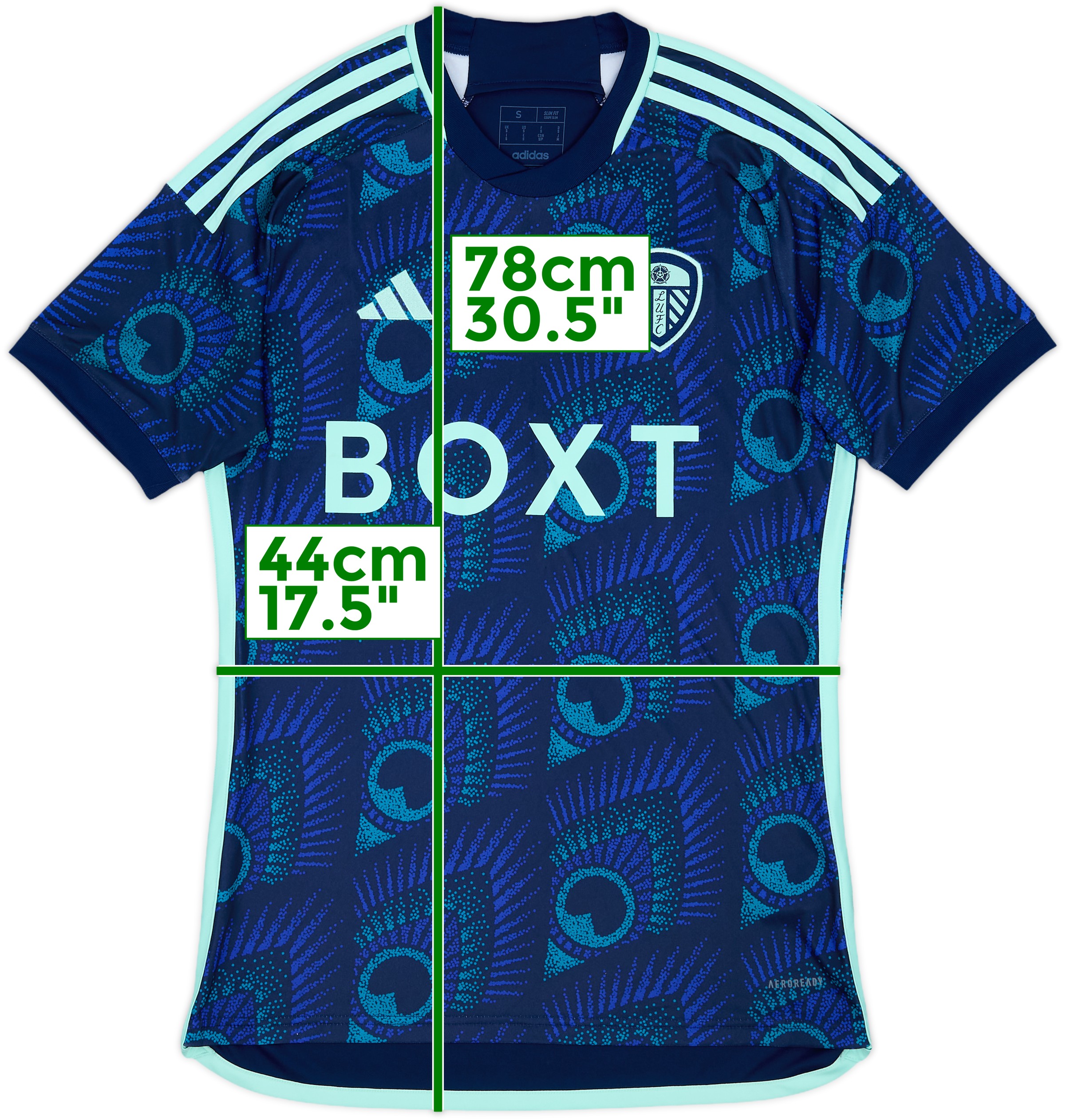 adidas Leeds United Mens SS Away Shirt 2023/24 | LEEA2388482used