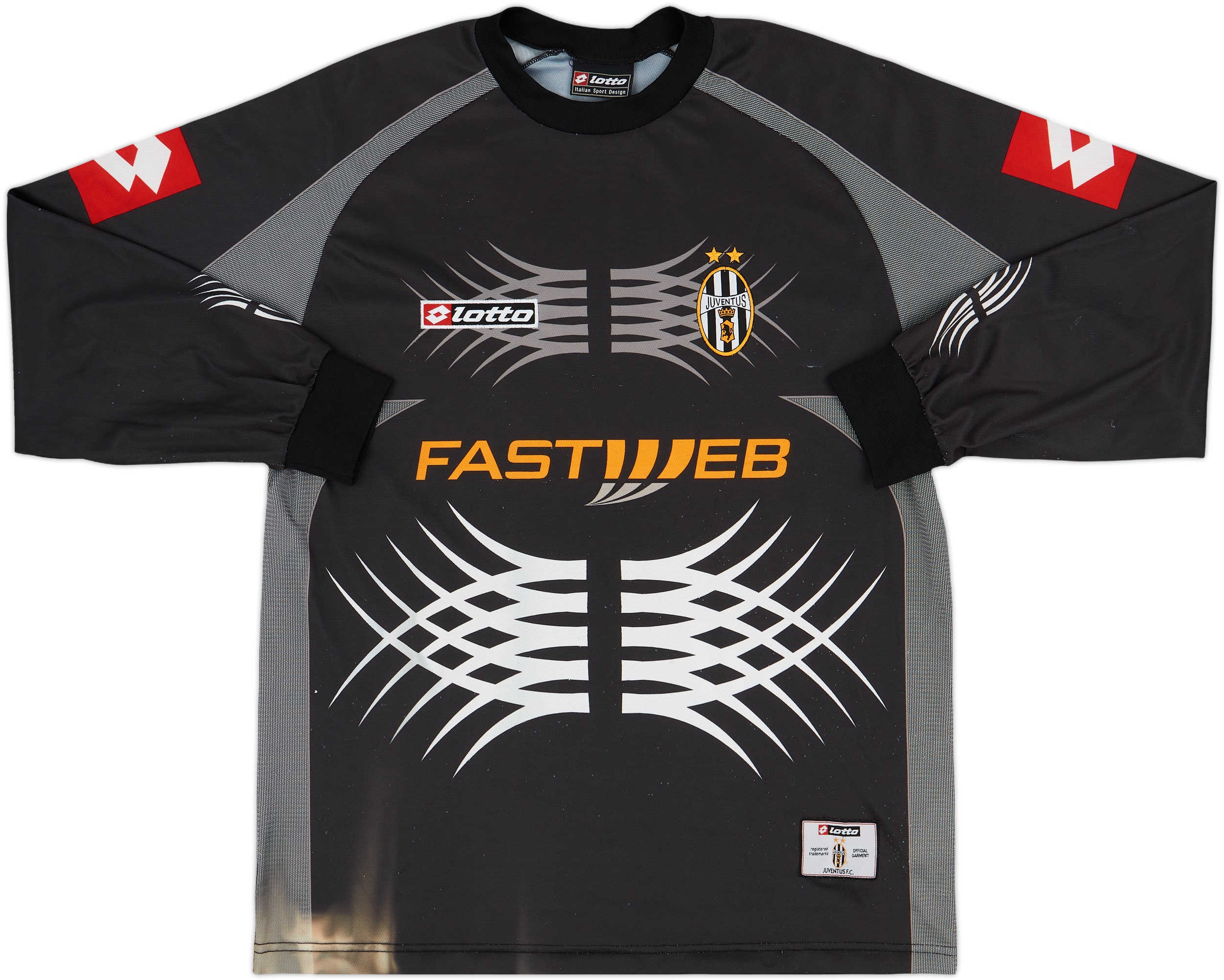 美品　lotto ユヴェントス　01-02 GK ゴールキーパー　ユニフォーム 290425516729-