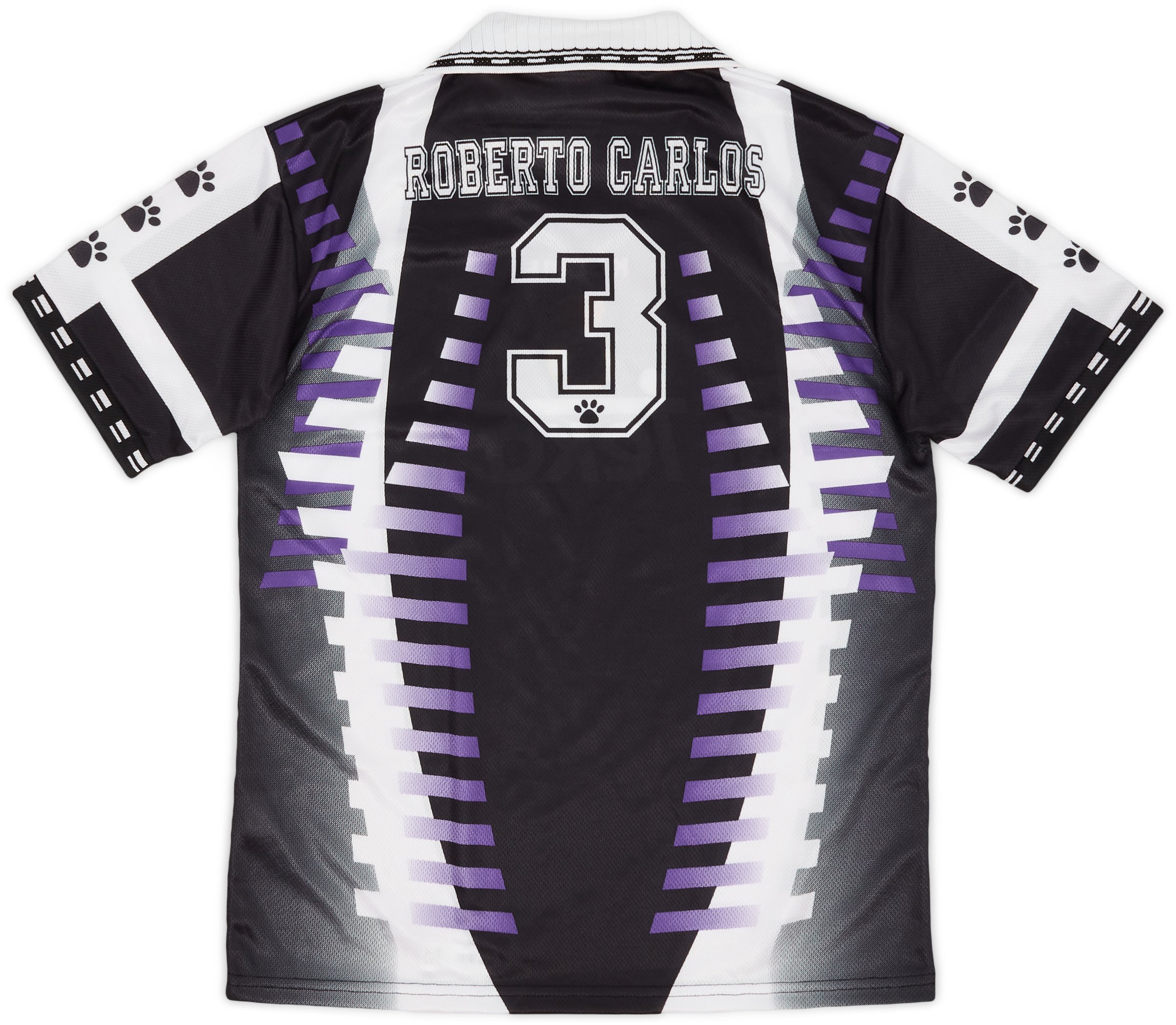 Kelme 1997-98 Real Madrid Third Shirt Roberto Carlos #3 (XL.Boys