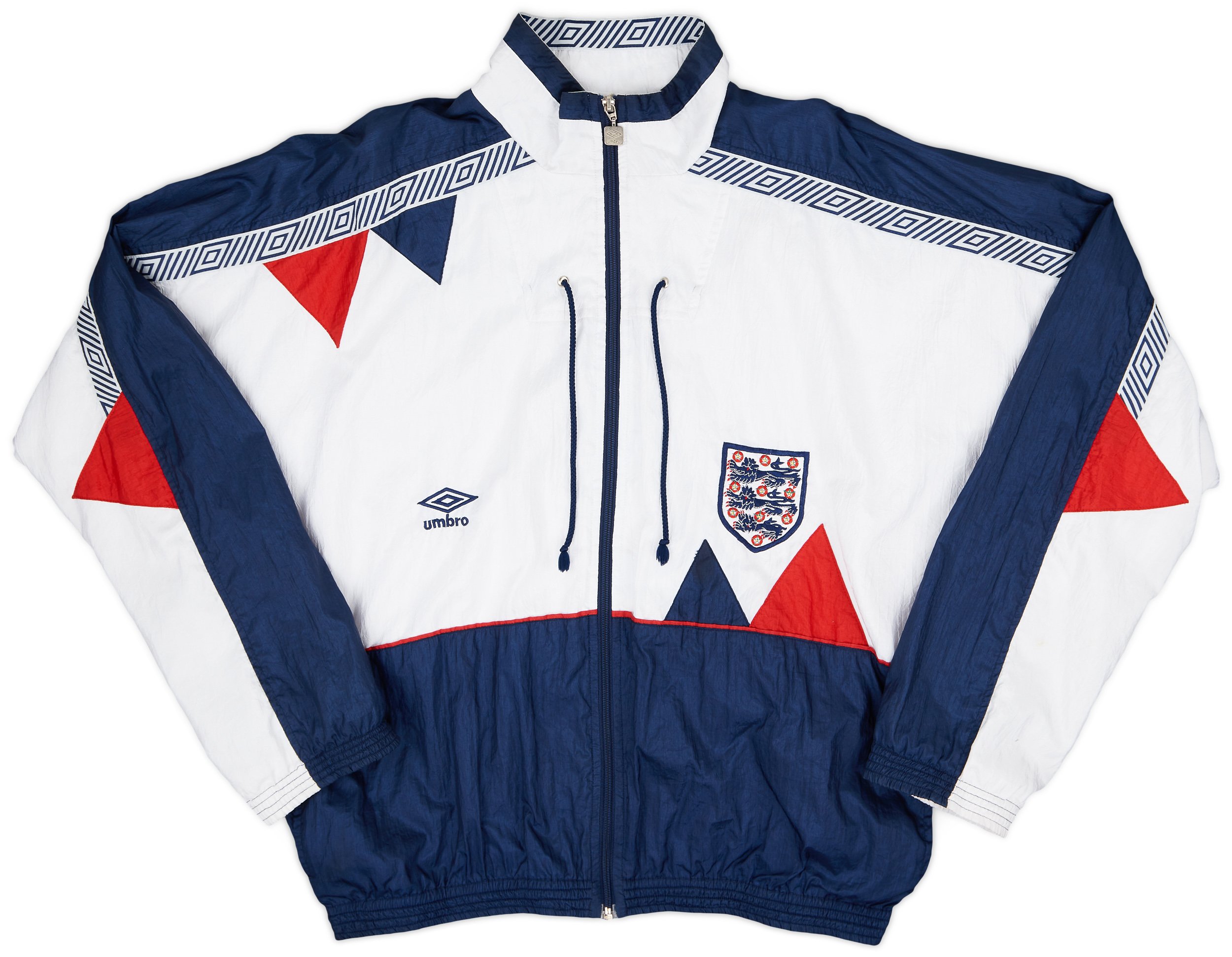 イングランド代表　 England Track Jacket 1990-92 England Umbro Track Jacket - 9/10 - (XXL