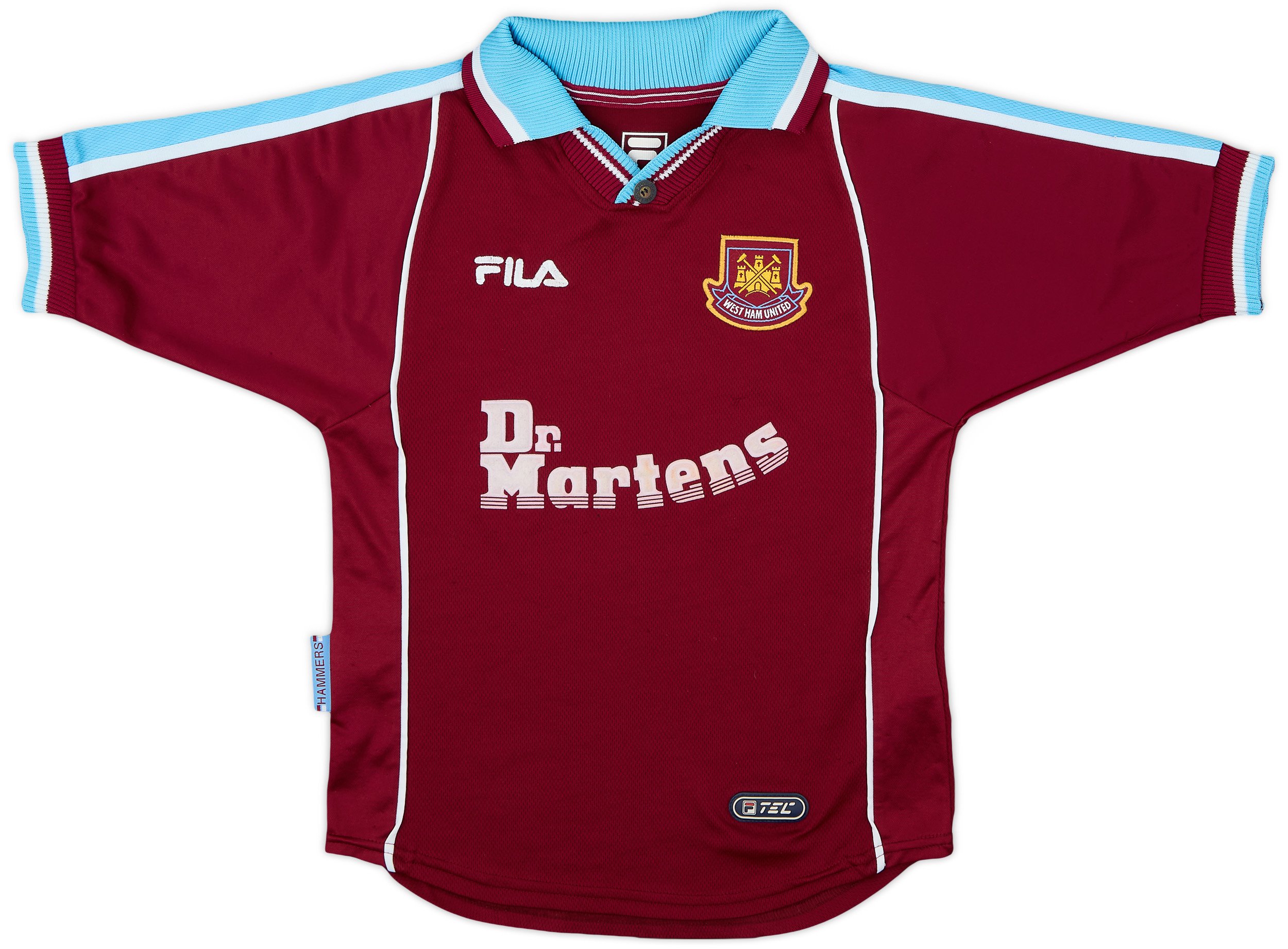 Fila West Ham United Boys SS Home Shirt 1999/01 | WHMH991237-94us