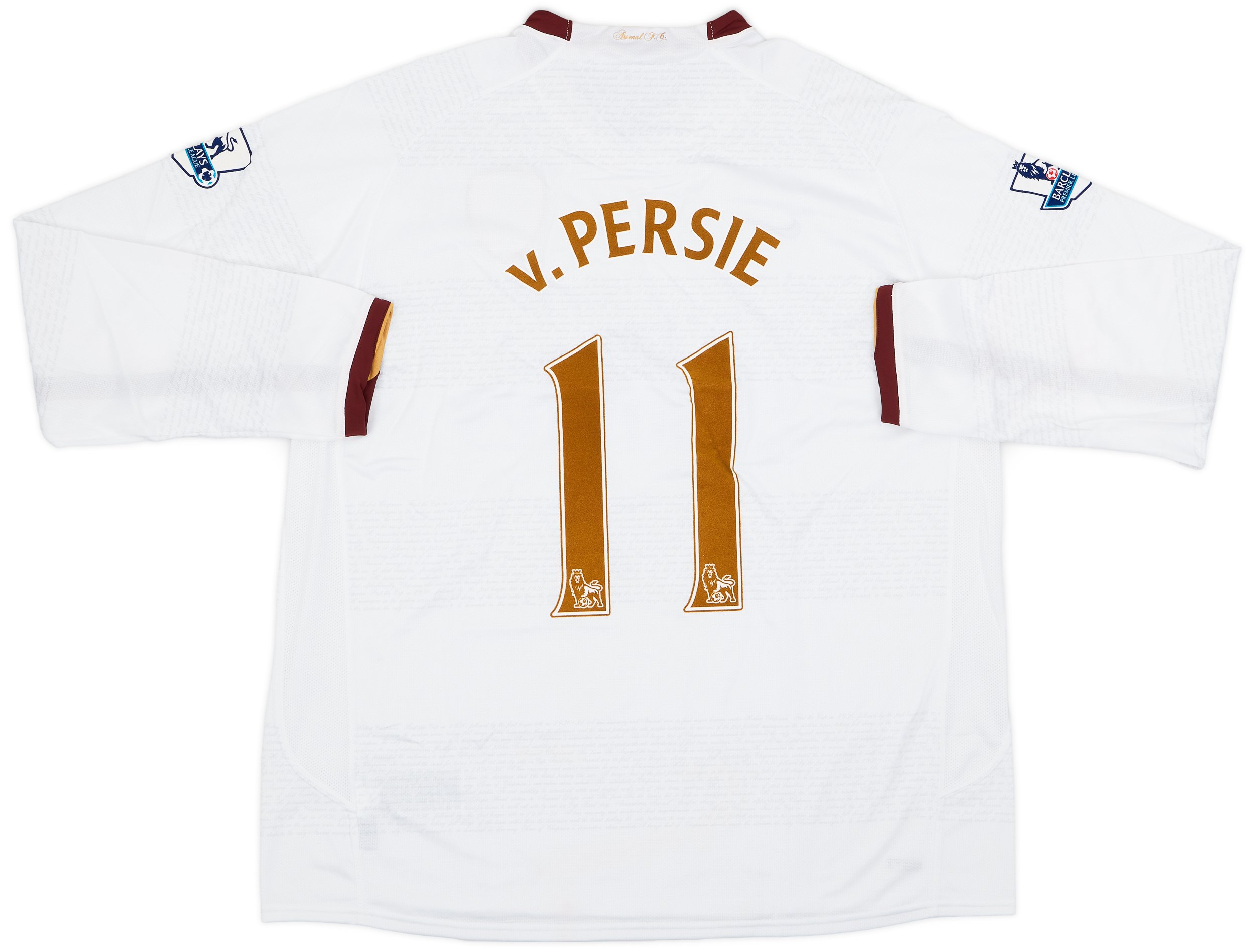 Nike Arsenal Mens LS Away Shirt 2007/08 | ARSA07-453 | FOOTY.COM