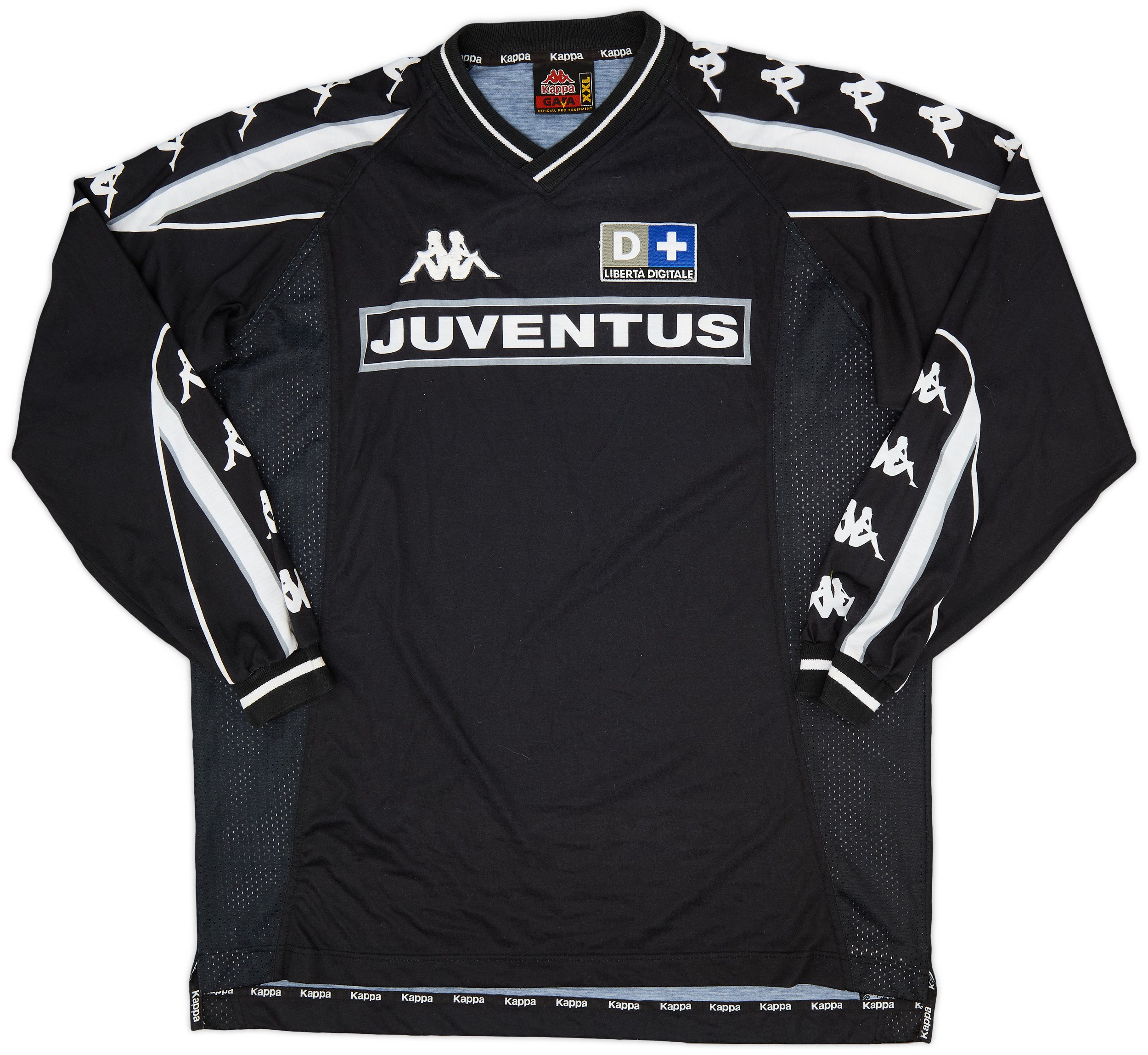 Kappa Juventus Mens LS Player Issue Home Shirt 1999/00