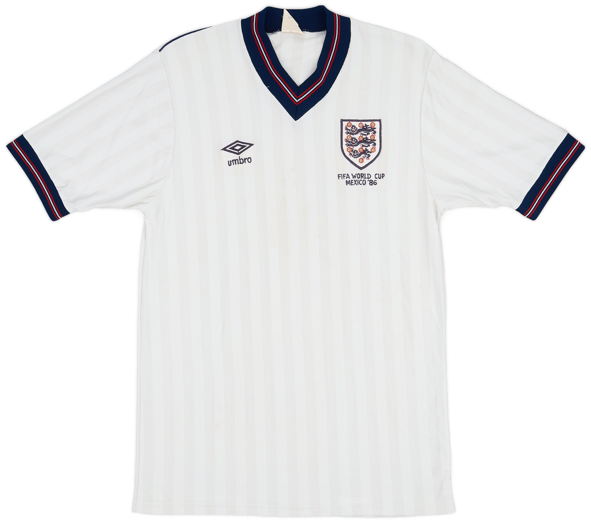Umbro England Mens SS Home Shirt 1986 | ENGH86560-419 | FOOTY.COM