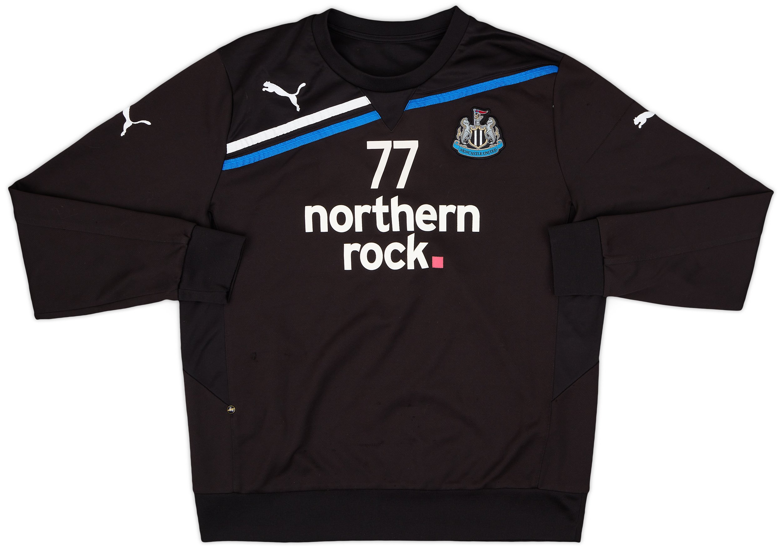 Puma Newcastle United Mens SS Player Issue Home Shirt 2011/12