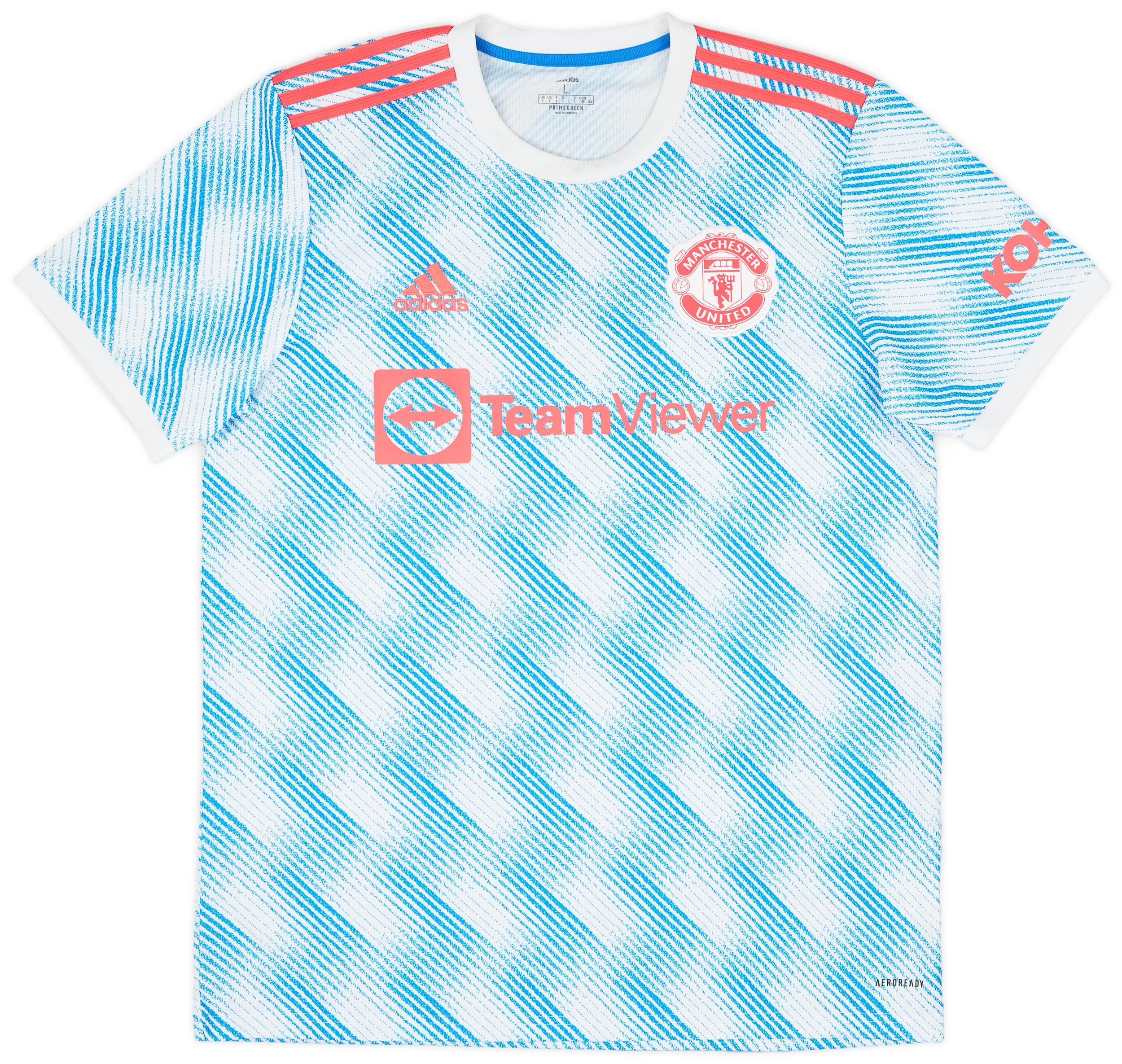 adidas Manchester United Mens SS Away Shirt 2021/22