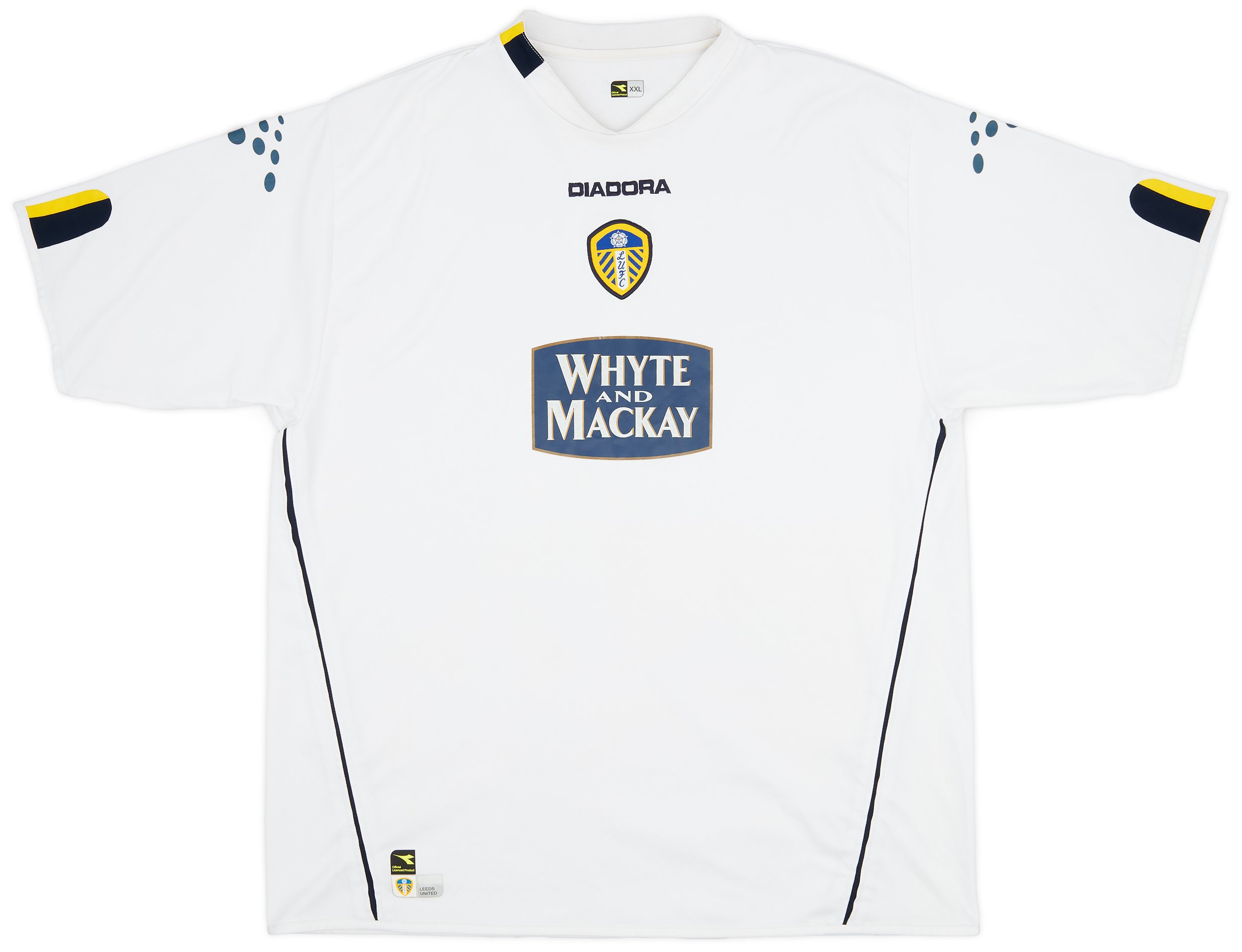Diadora 2004-05 Leeds United Home Shirt - 7/10 - (XXL