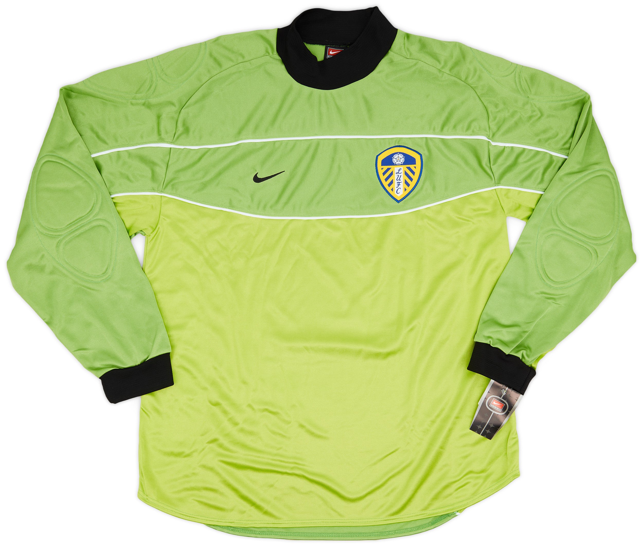 Nike Leeds United Mens LS Goalkeeper Player Issue Home Shirt 2001