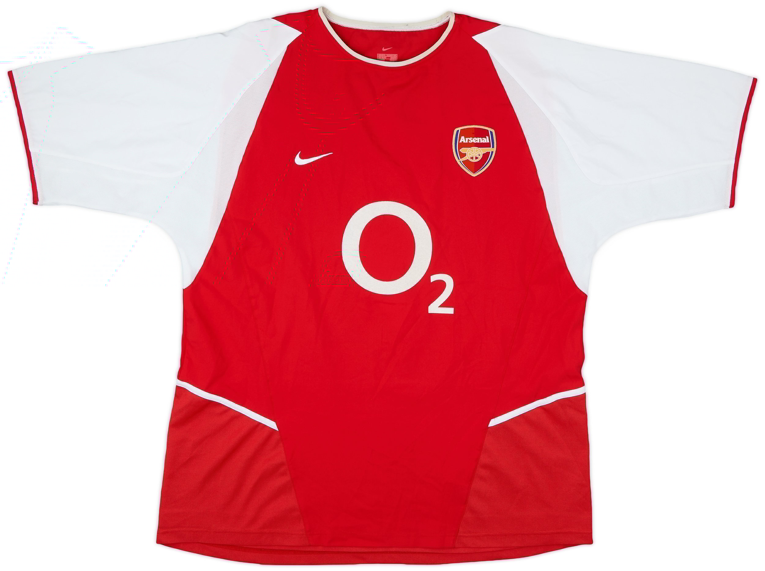 Nike Arsenal Mens SS Home Shirt 2002/04 | ARSH02-483 | FOOTY.COM