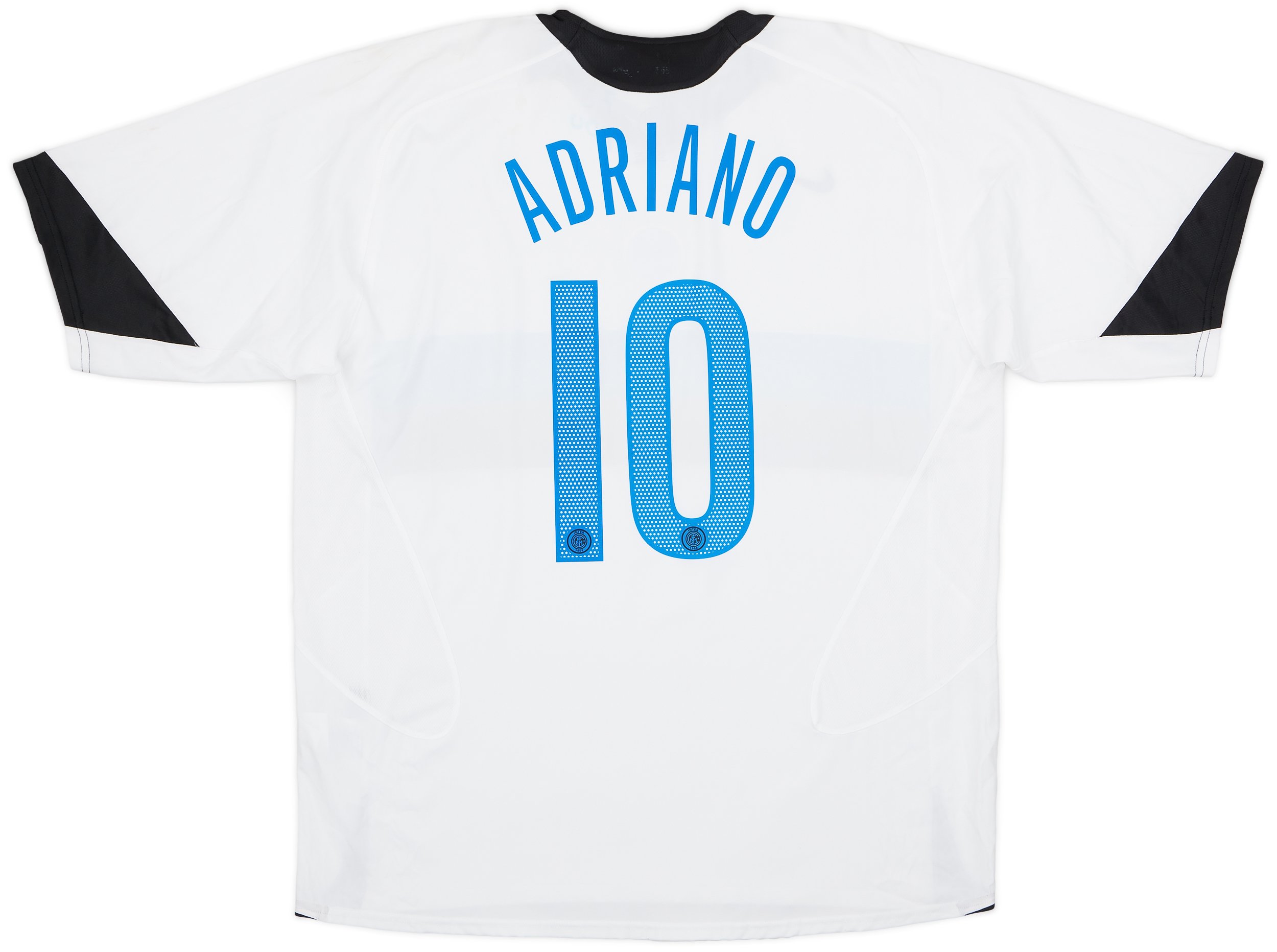Nike 2005-06 Inter Milan Away Shirt Adriano #10 (XXL) | INTA05-436
