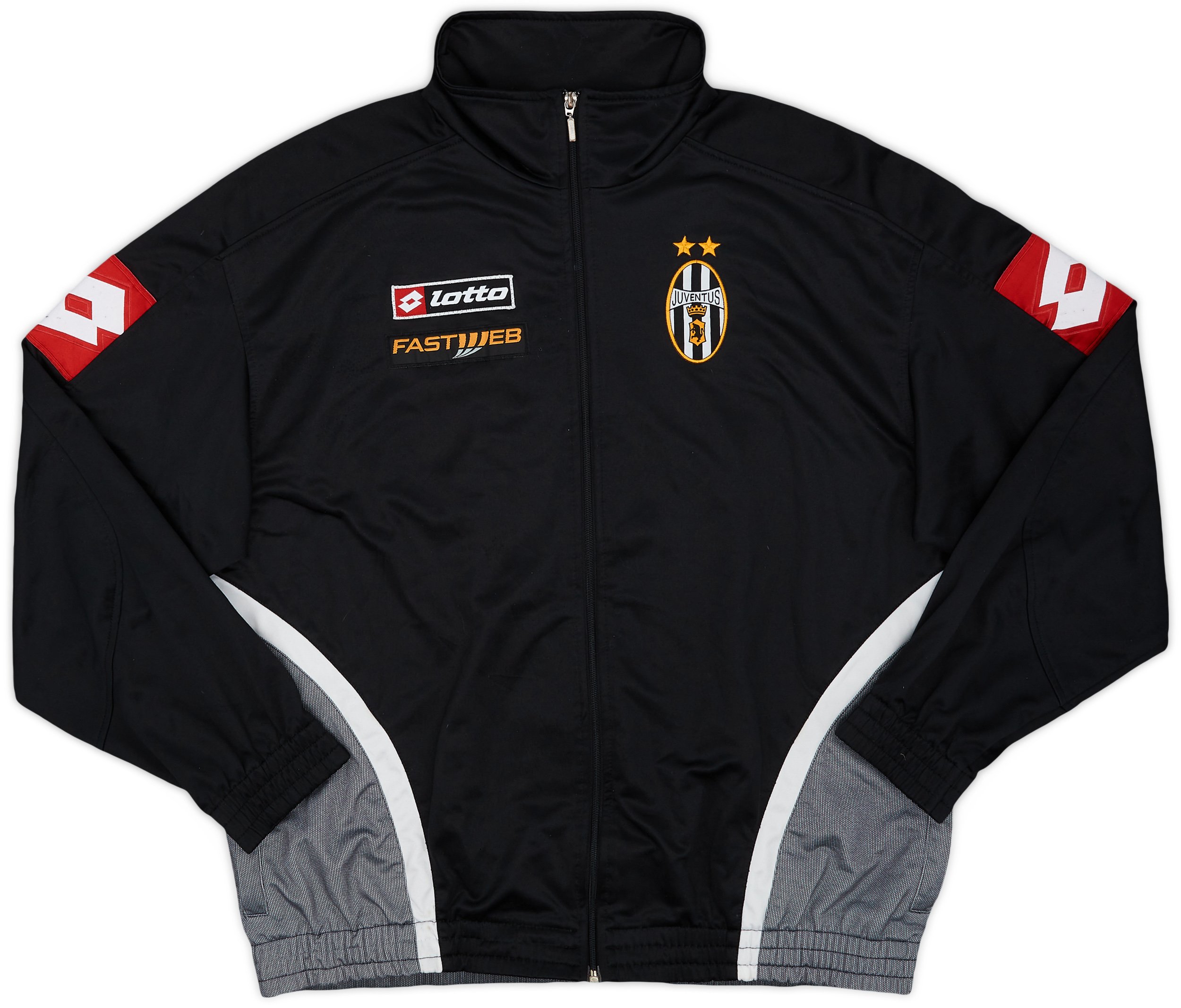 2001-02 Juventus Lotto Track Jacket - 8/10 - (XXL