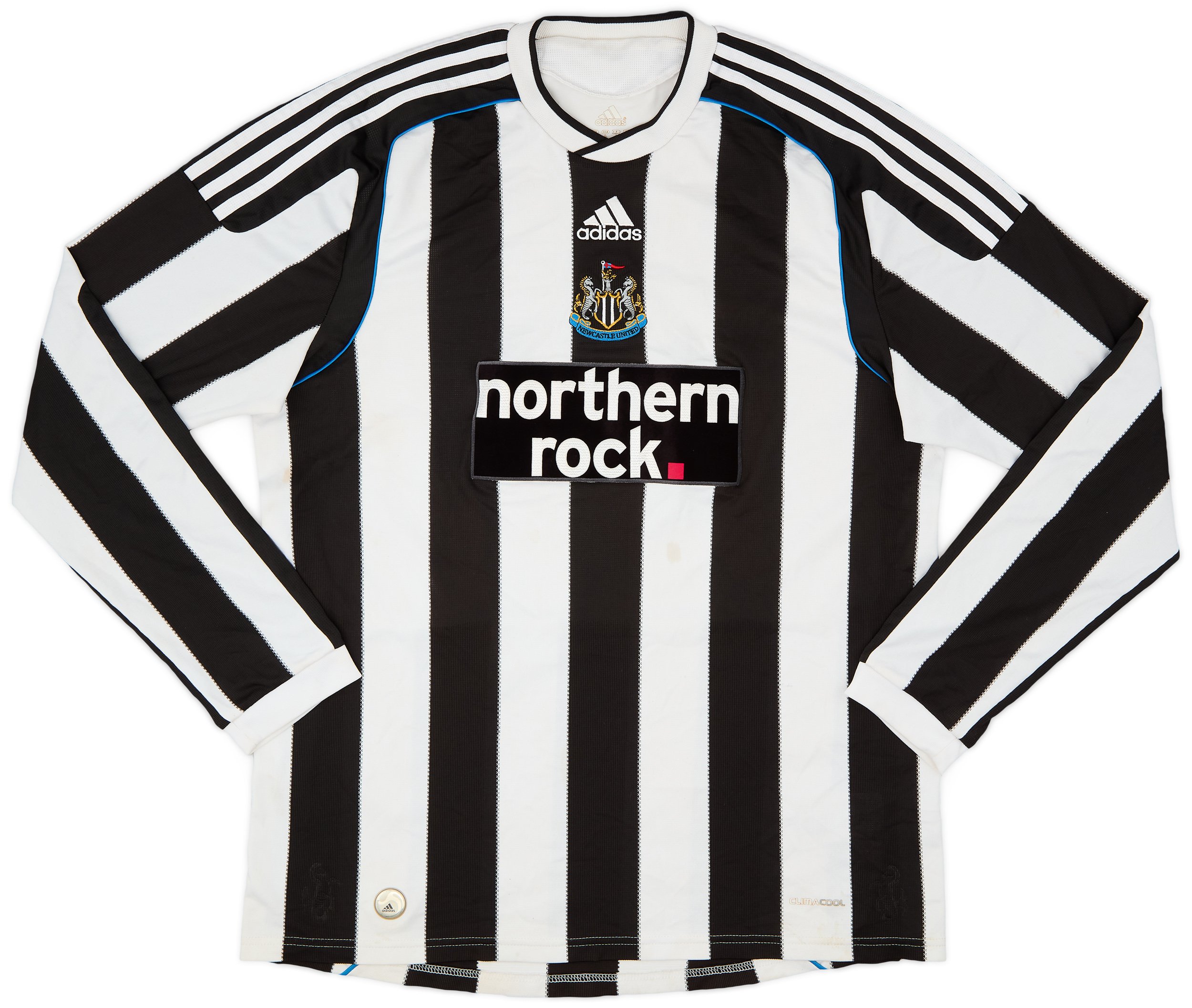 ウェア Camisa Titular Foggia 2009-10 adidas Newcastle United Mens LS Home Shirt 2009/10 | ​NEWH09578531