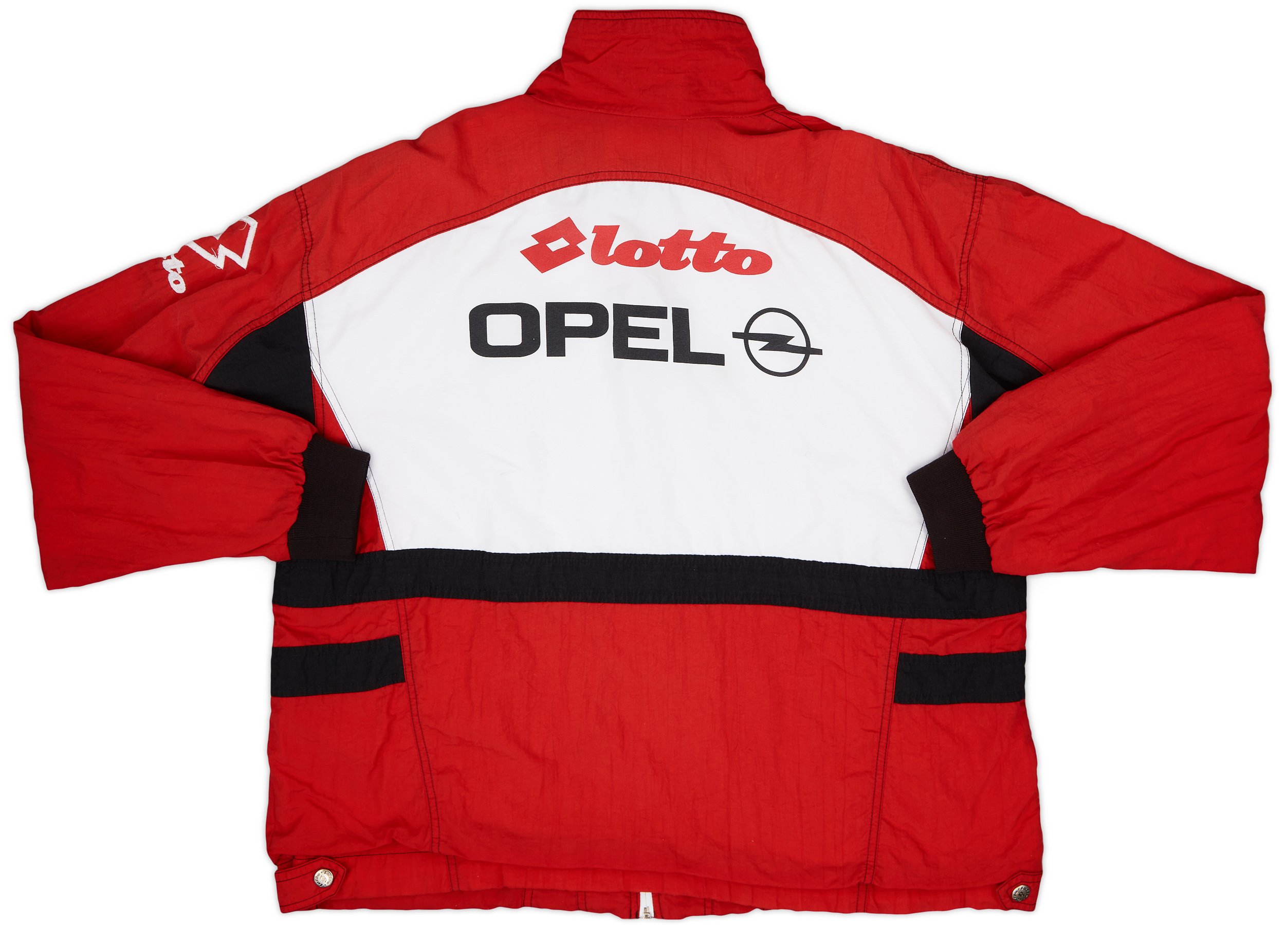 1995-96 AC Milan Lotto Track Jacket - 8/10 - (XXL