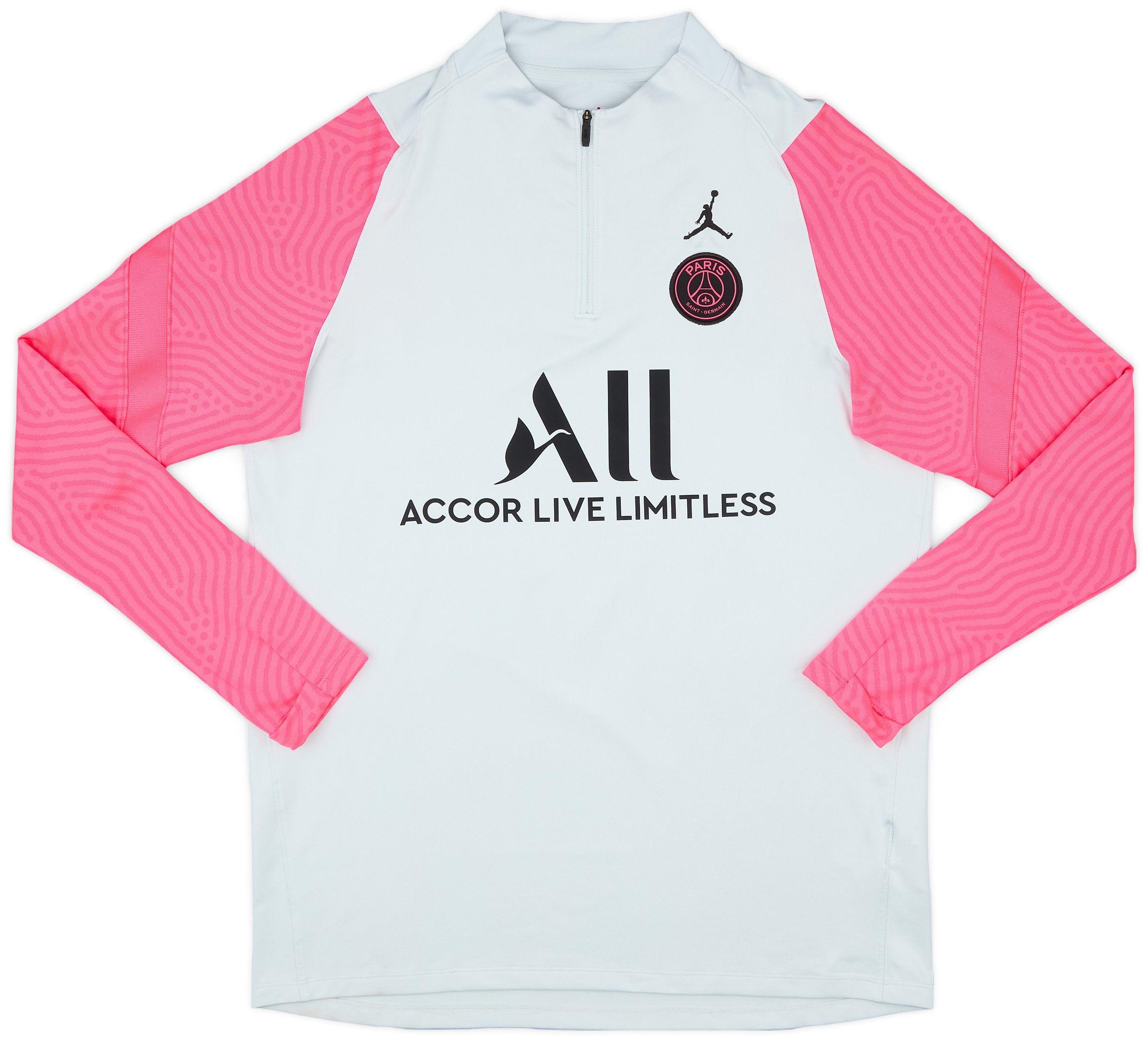 2021-22 Paris Saint-Germain Nike x Jordan 1/4 Zip Training Top - 9