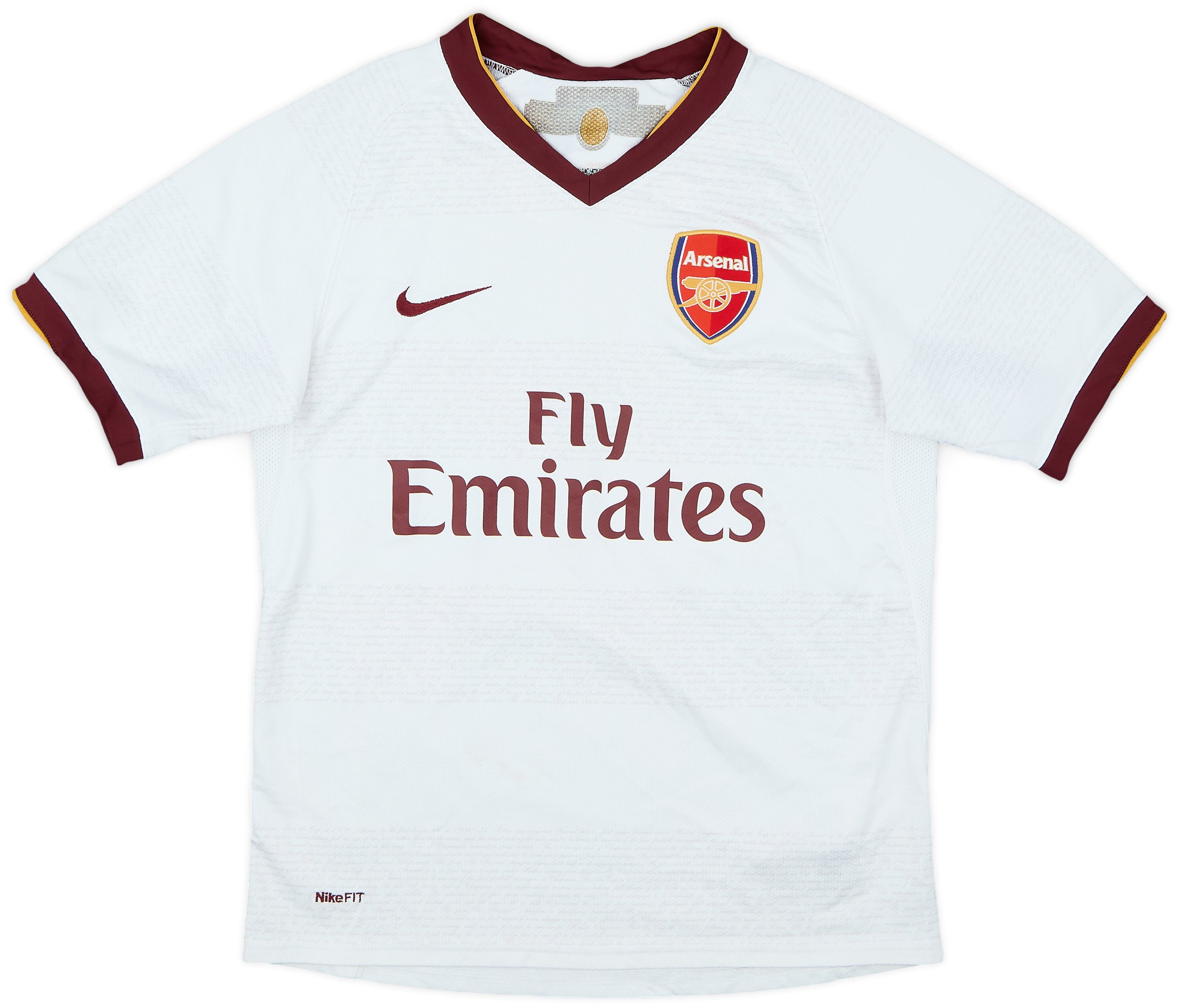 ARSENAL アーセナル NIKE 07/08 アウェイ Nike Arsenal Boys SS Away Shirt 2007/08 | ARSA07-464 | FOOTY.COM