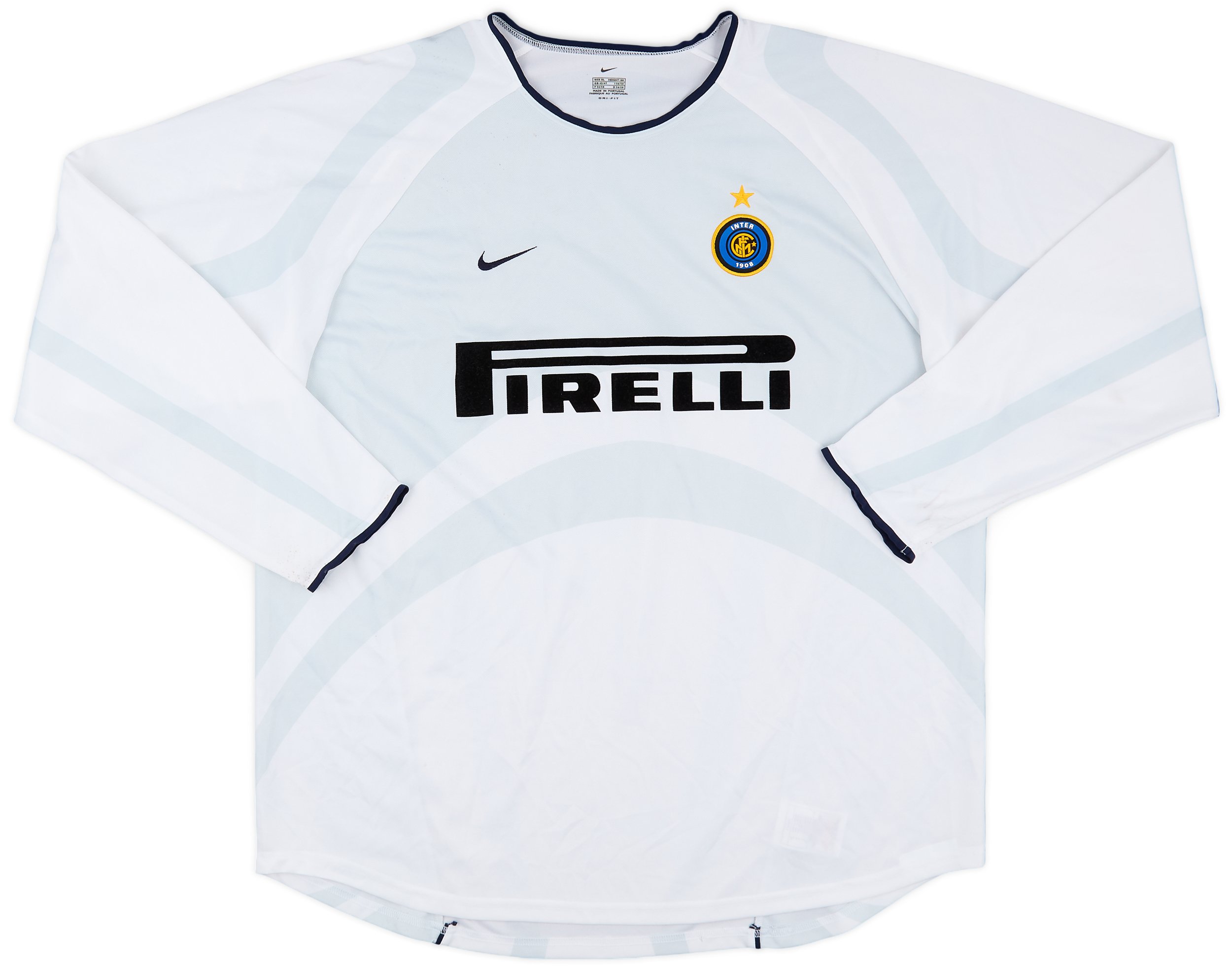 2001-02 NIKE Inter Milan  shirt インテル Nike Inter Milan Mens LS Away Shirt 2001/02 | INTA01-974 | FOOTY.COM