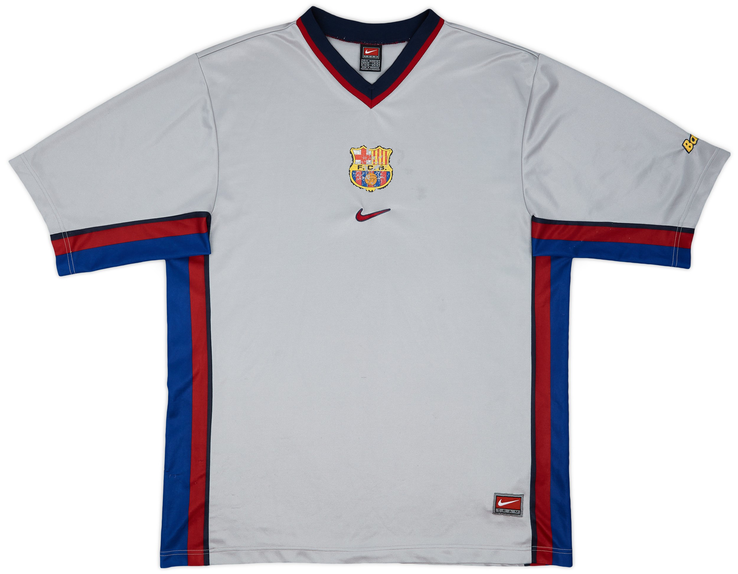 Nike Barcelona Mens SS Away Shirt 1998/99 | BARA98-242 | FOOTY.COM