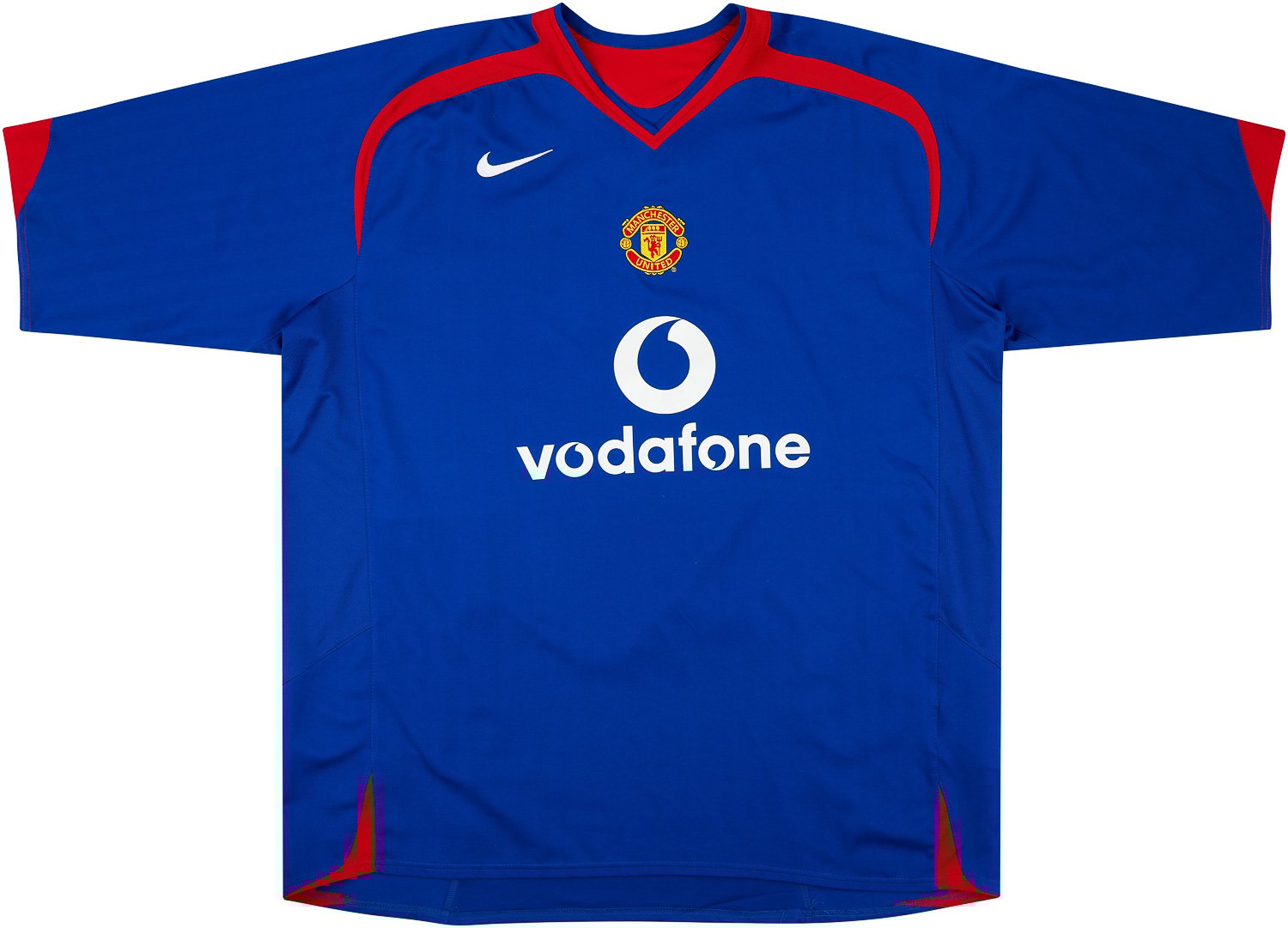 ウェア Manchester United #5 FERDINAND vodafone Manchester United Home Jersey 2002 2004 Ferdinand | Football