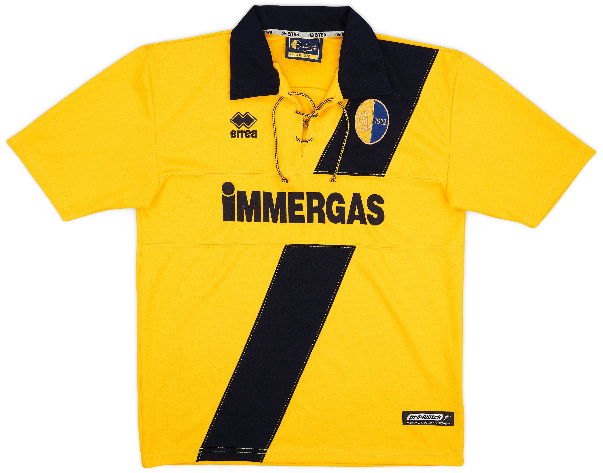 Errea 2002-03 Modena 90th Anniversary Shirt 9/10 (L