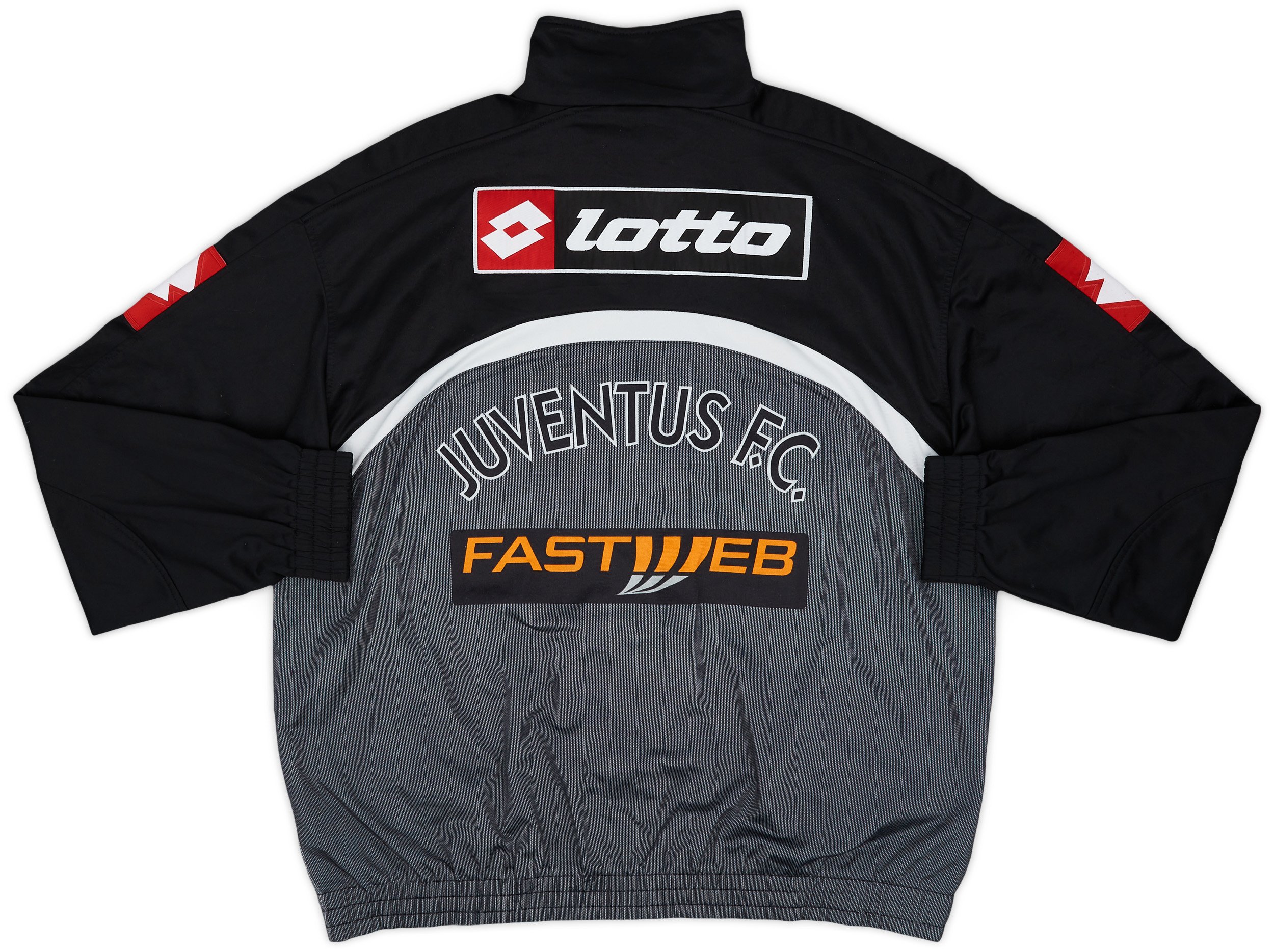 2001-02 Juventus Lotto Track Jacket - 8/10 - (XXL