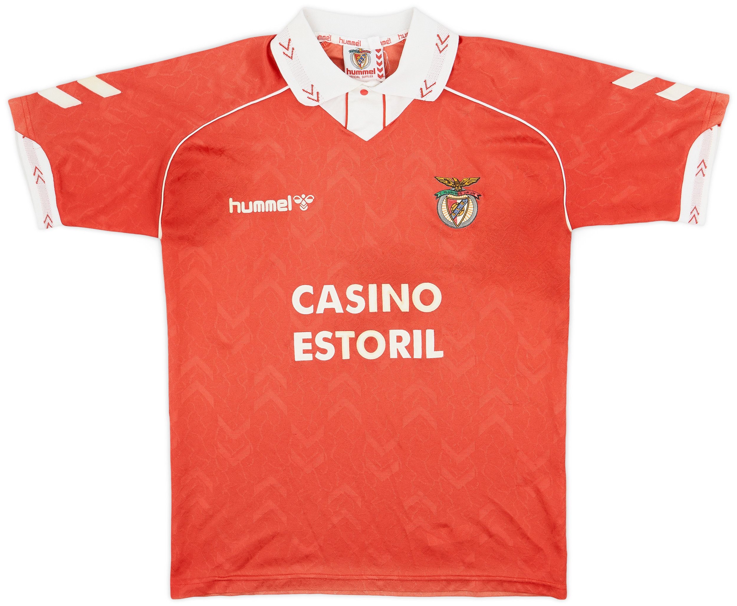Hummel Benfica Mens SS Home Shirt 1993/94 | BNFH93680628used