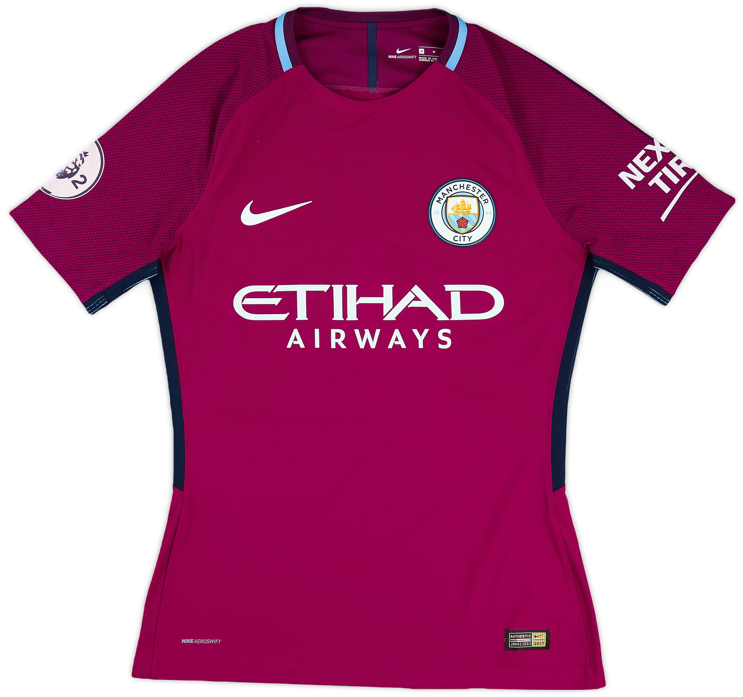 Nike Manchester City Mens SS Player Issue Away Shirt 2017/18