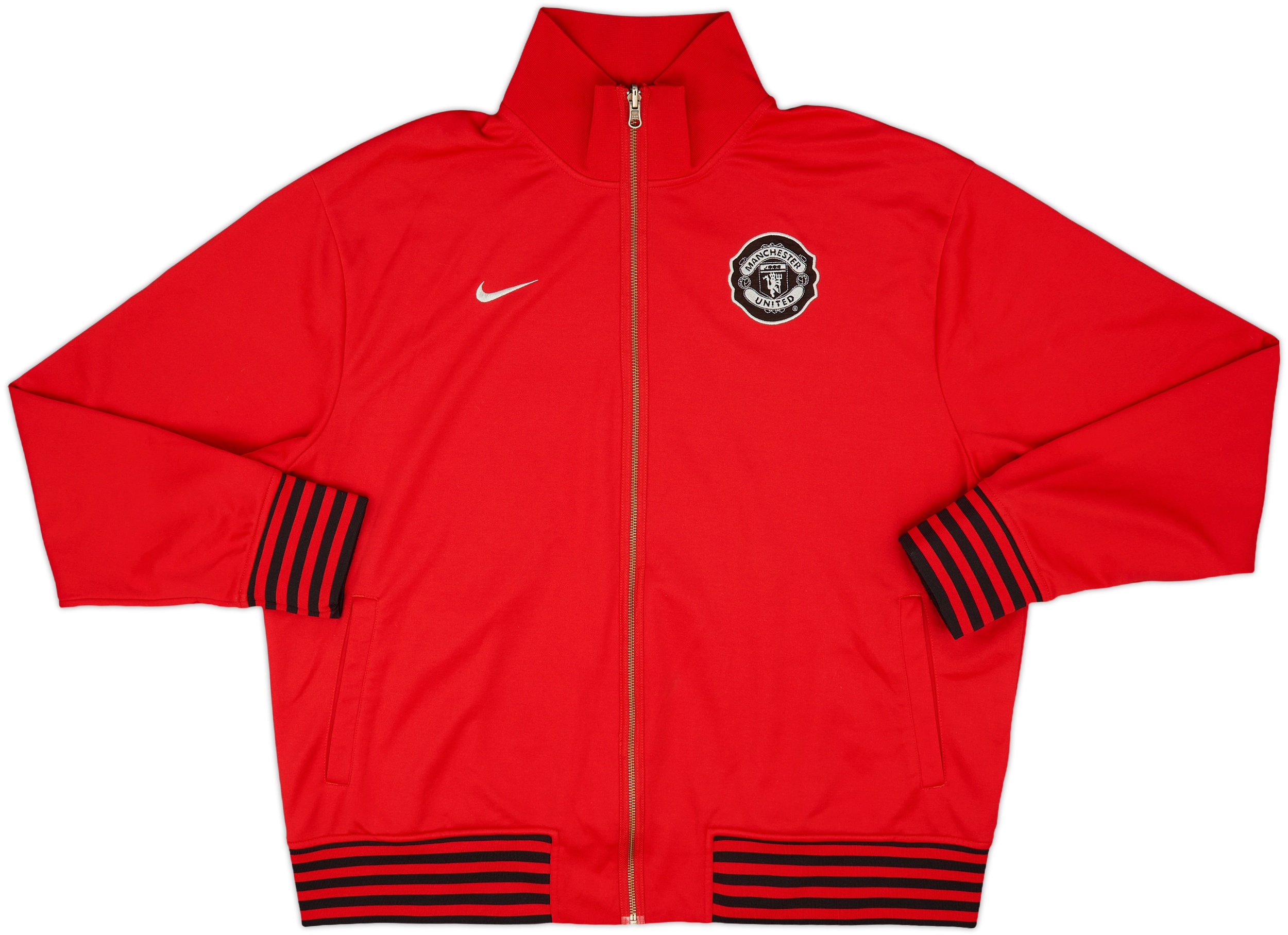 2010-11 Manchester United Nike Track Jacket - 8/10 - (L) | MUNJ10