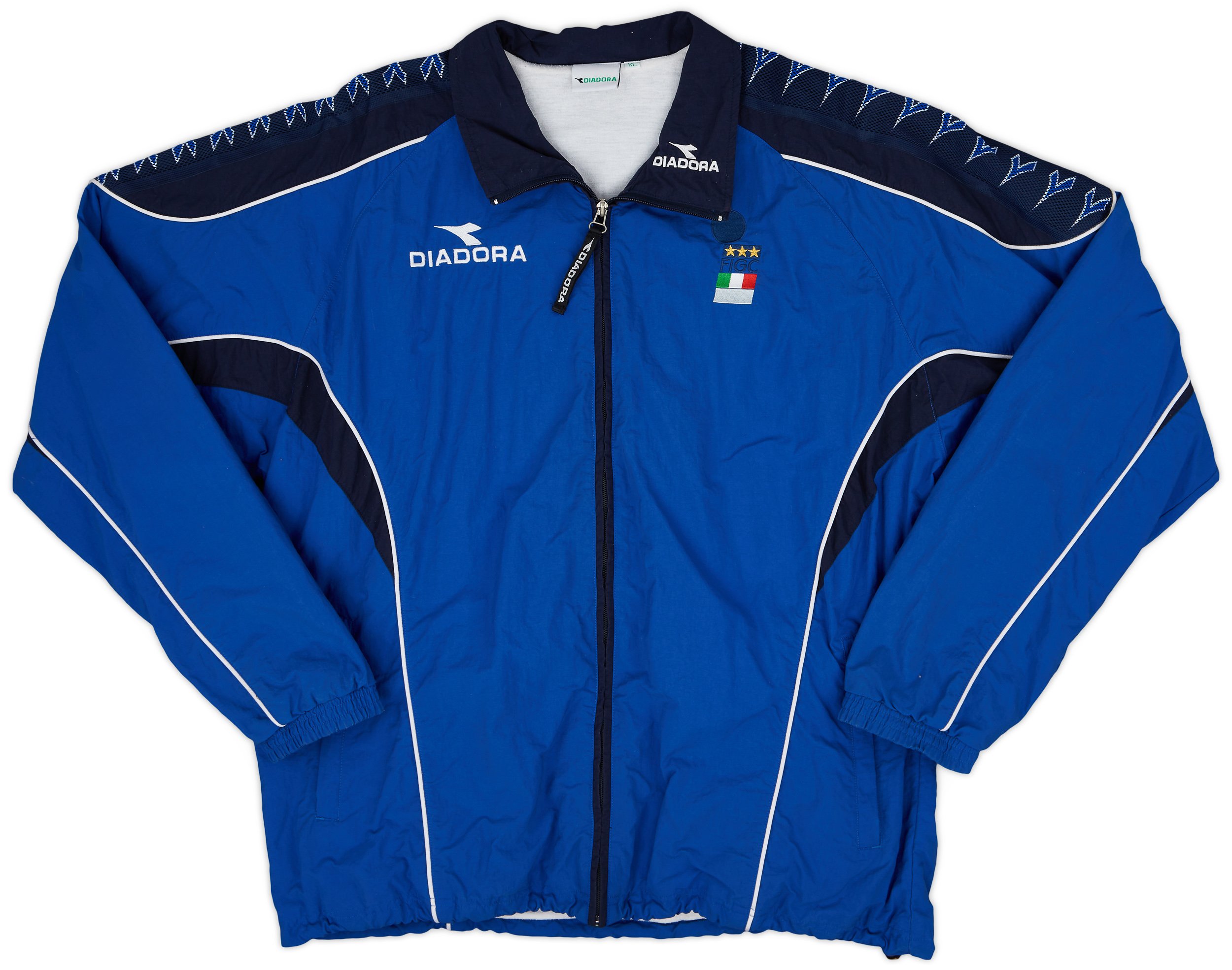 1999-00 Italy Diadora Referee Track Jacket - 9/10 - (XL
