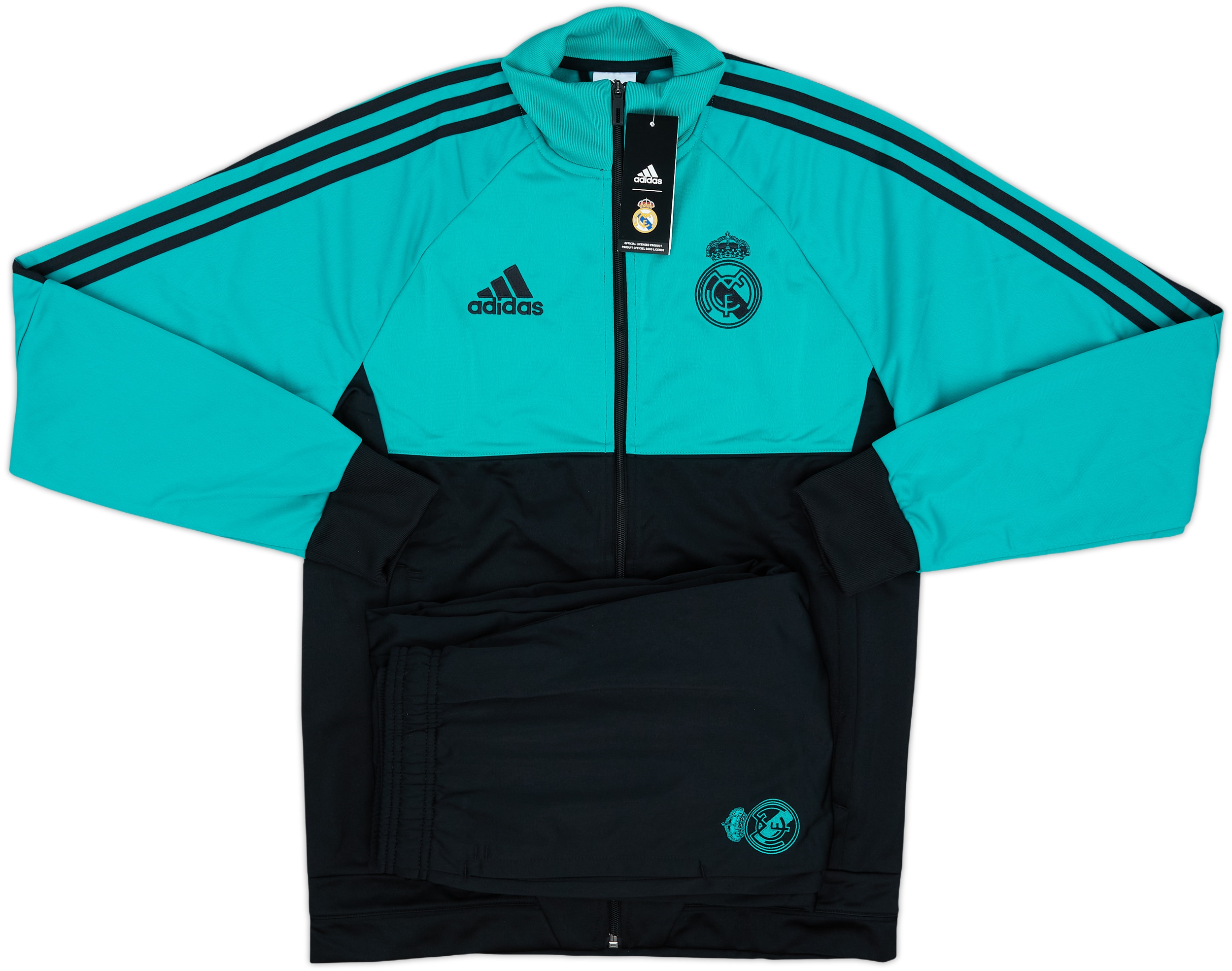 2017-18 Real Madrid adidas Track Jacket (S) | RMDJ17322476used