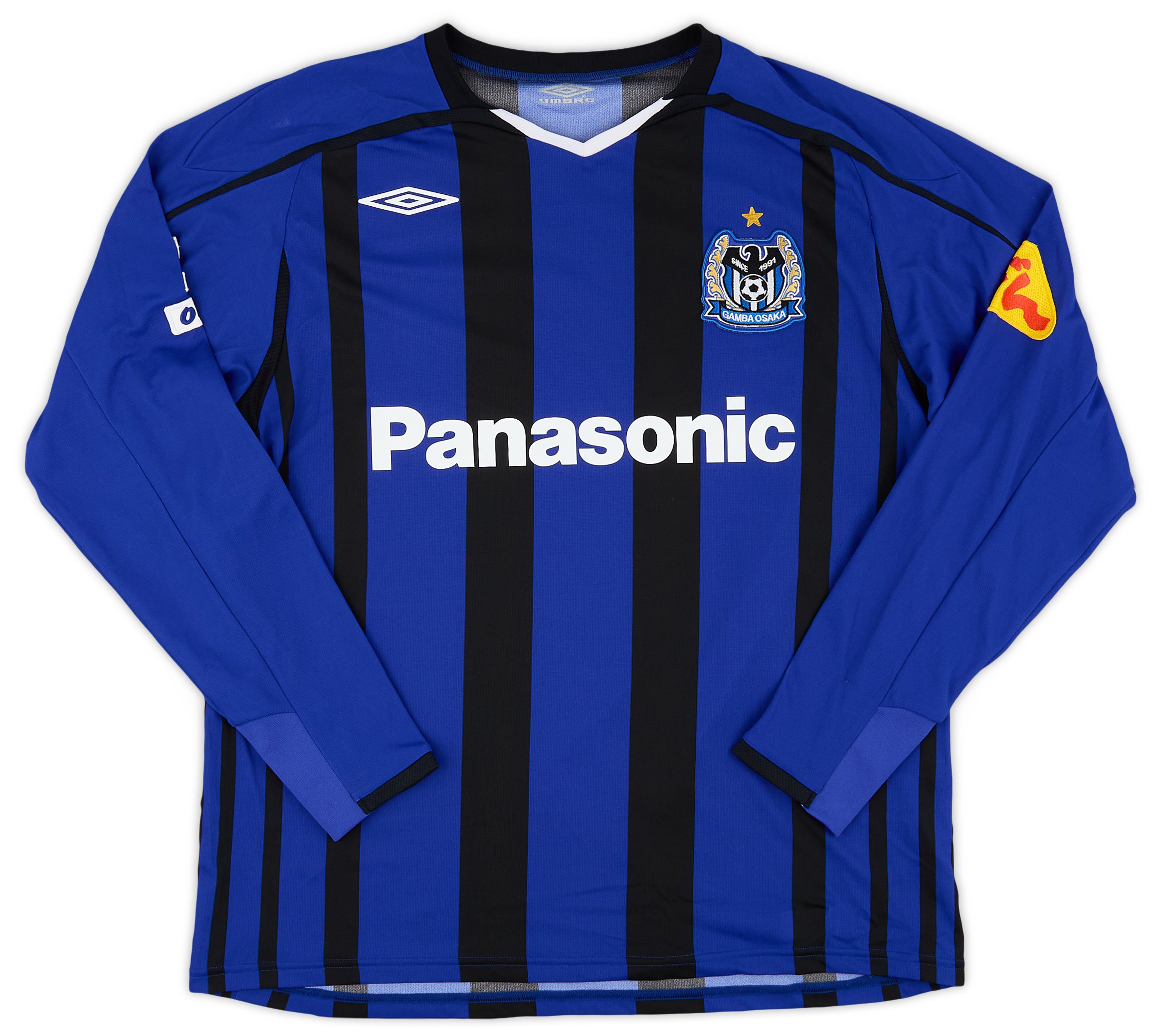 Umbro Gamba Osaka Mens LS Home Shirt 2007/08 | GBOH07381-63