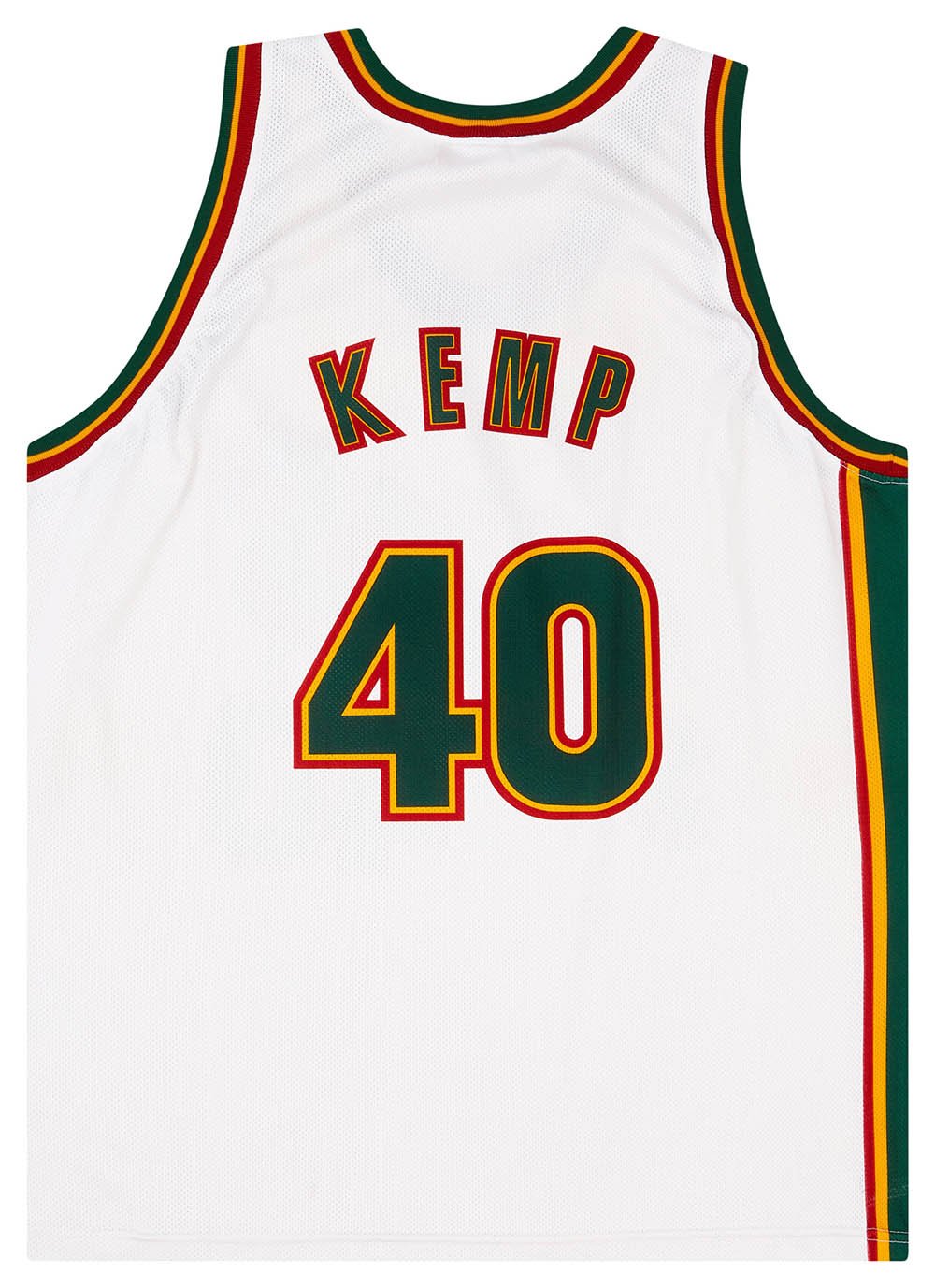 Shawn Kemp Seattle Supersonics Champion Men's 40 Medium Jersey Green  NBA Sonics