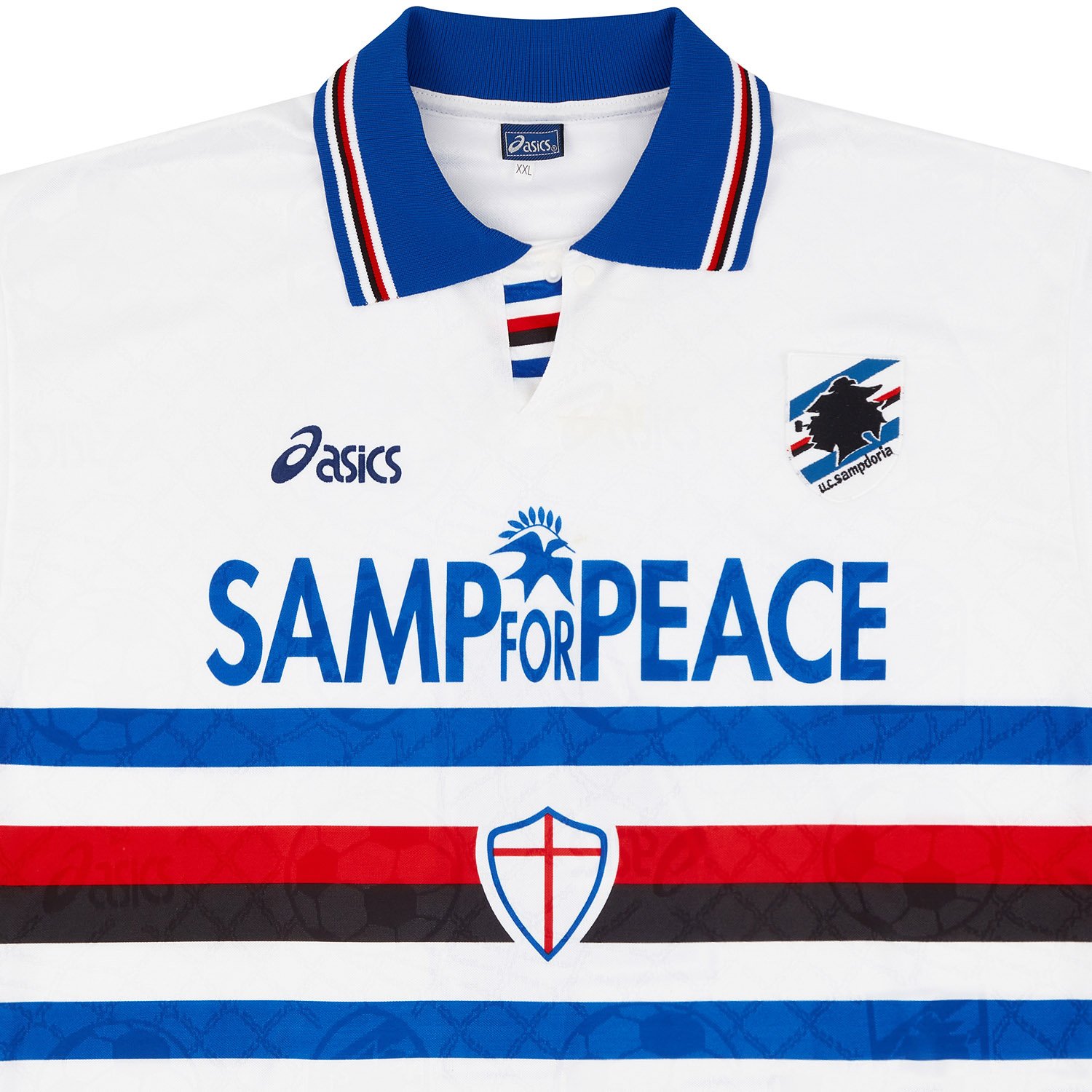 Vtg 95/96 asics × Sampdoria Game Shirts s1_d1a258ef-583c-47db-9584-
