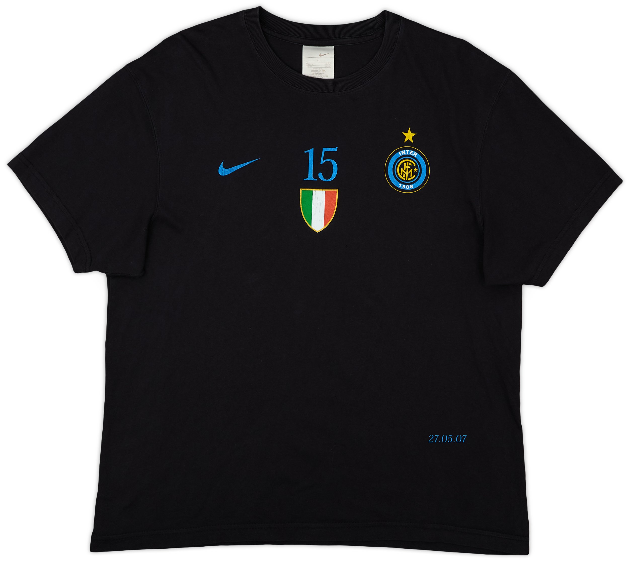 Nike Inter Milan Mens SS Home Shirt 2007/08 | INTTR0-703 | FOOTY.COM