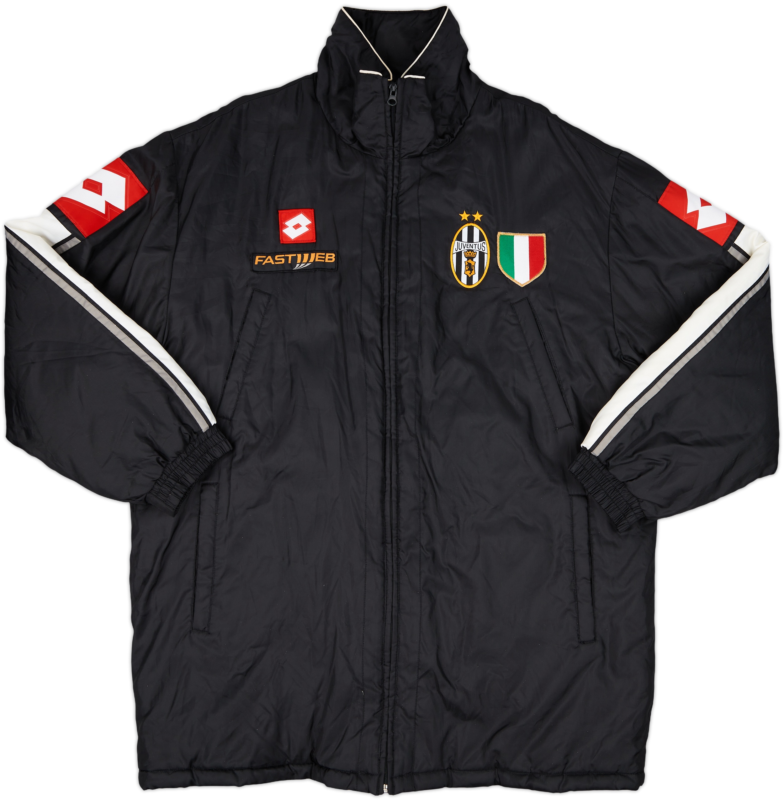 2002-03 Juventus Lotto Padded Bench Coat - 8/10 - (XL