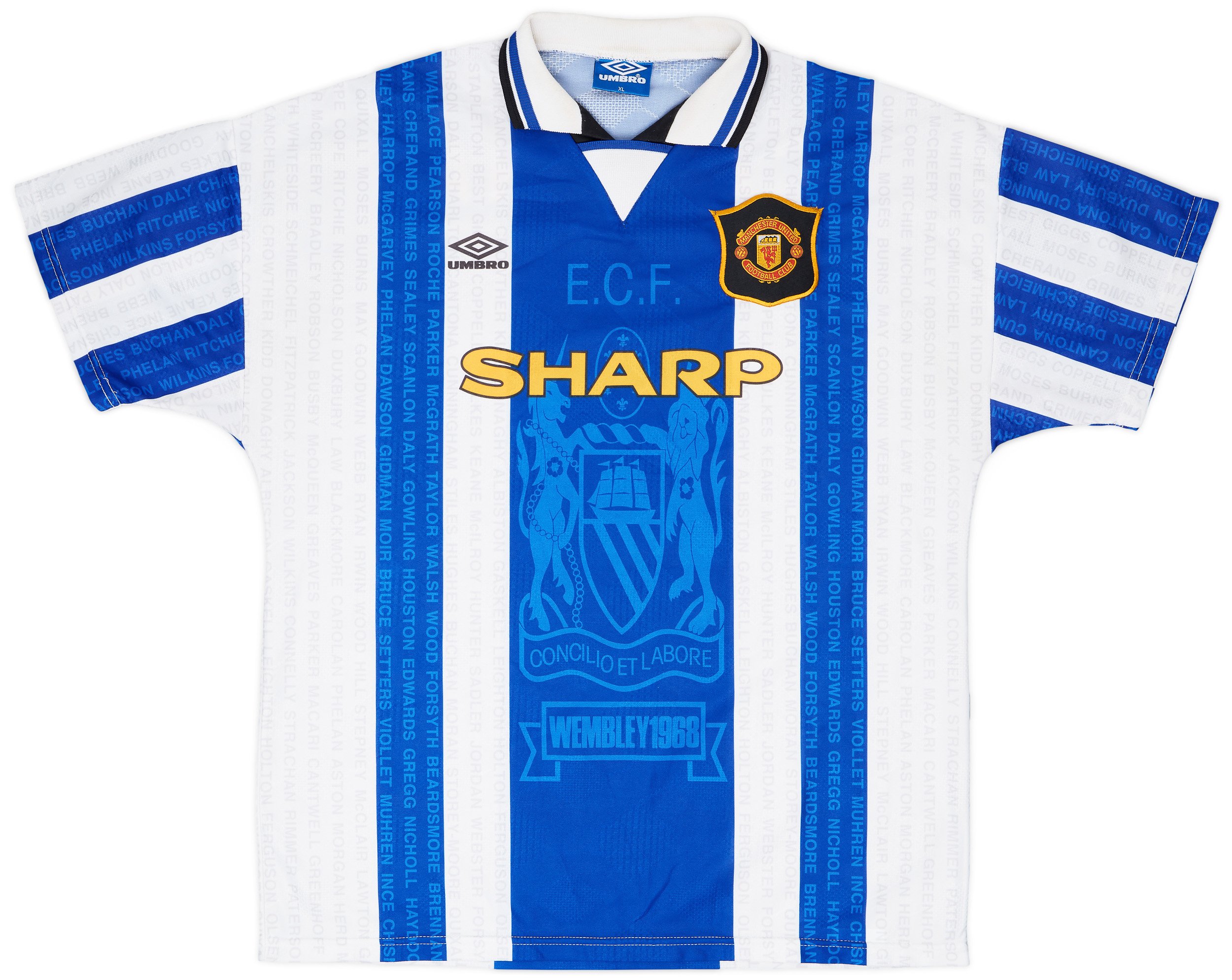 Umbro Manchester United Mens SS Third Shirt 1994/96