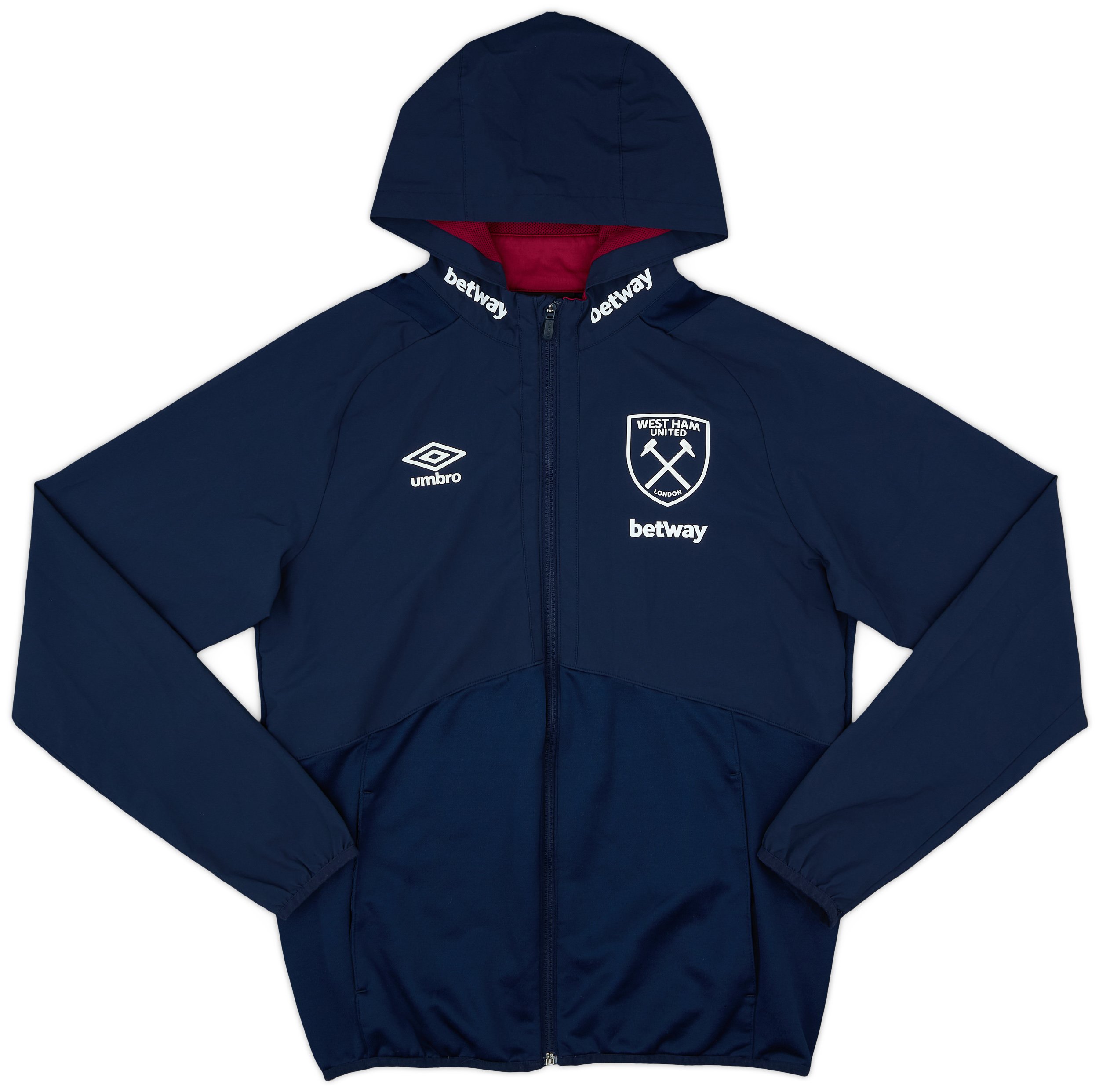 West Ham United Umbro ジップアップジャケット West Ham United 2024/25 Hooded Training Jacket – Official