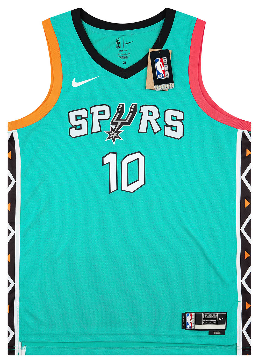 Nike Youth Jeremy Sochan San Antonio Spurs 2022 City Edition Swingman Jersey, Teal, Size: XL, Polyester