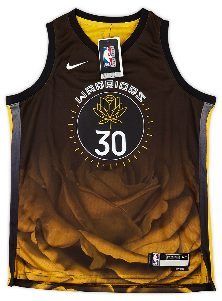 Nike Golden State Warriors 2022/23 Stephen Curry City Edition Swingman Jersey Black