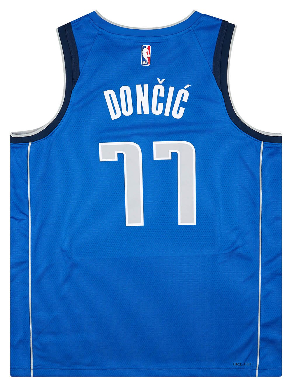 Nike Youth Dallas Mavericks Luka Doncic #77 Royal Swingman Jersey, Boys', Medium, Blue
