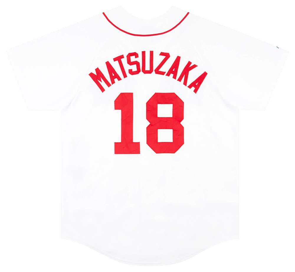 2007-08 Boston Red Sox Matsuzaka #18 Majestic Home Jersey (Good) L