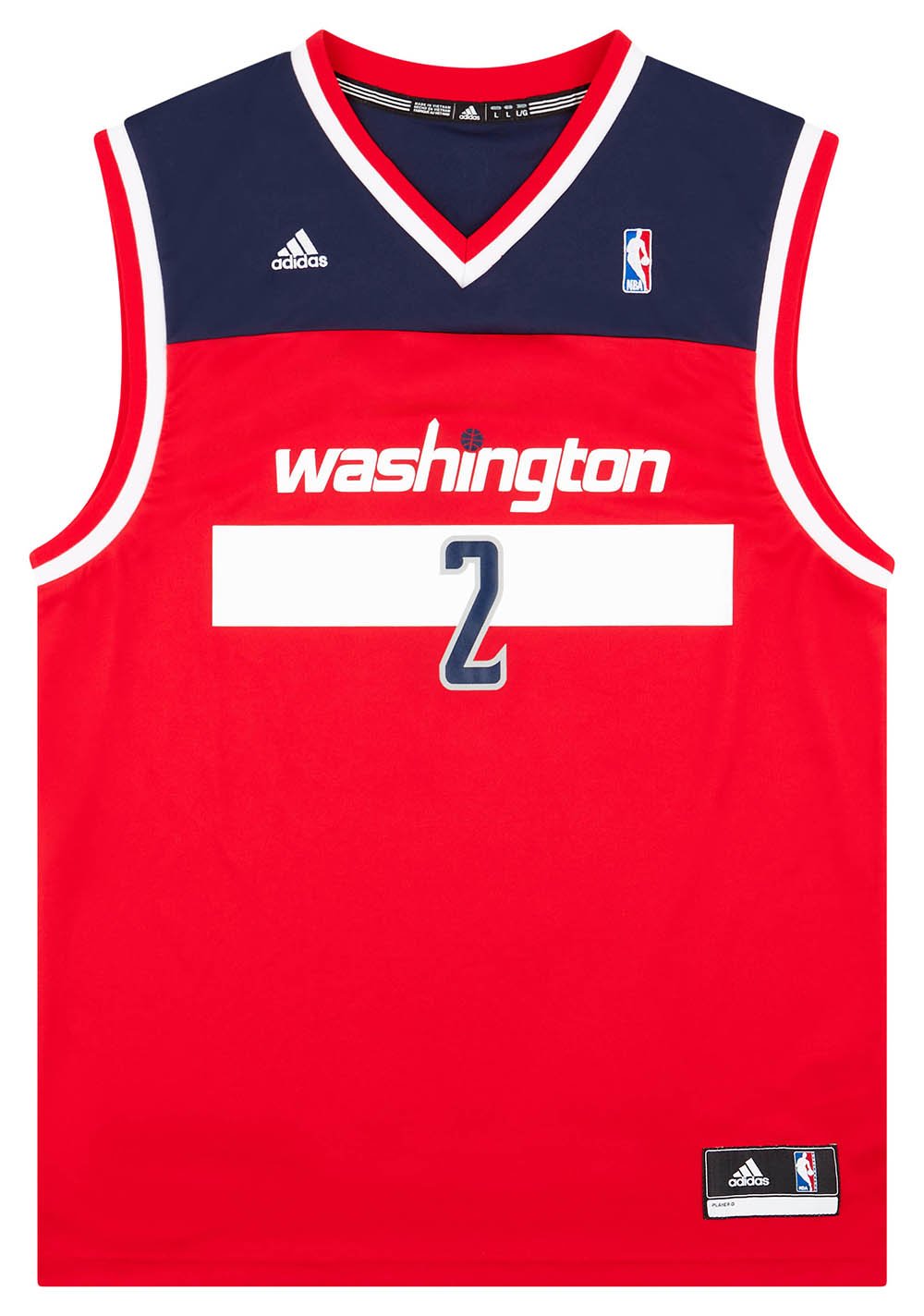 Adidas Mens Size 50 JOHN WALL Wizards NBA Basketball Jersey Stitched