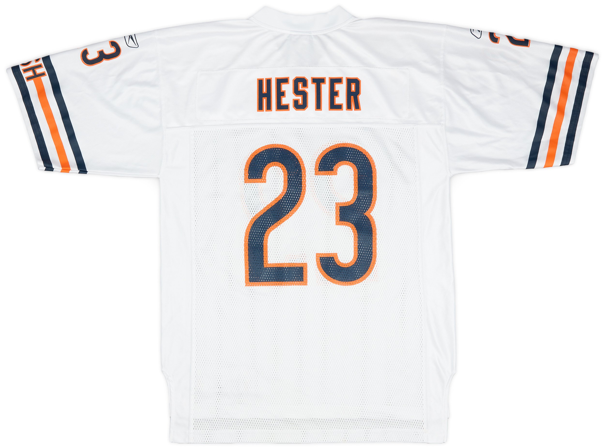 Devin Hester #23 Chicago Bears White Reebok Onfield Graphic Jersey