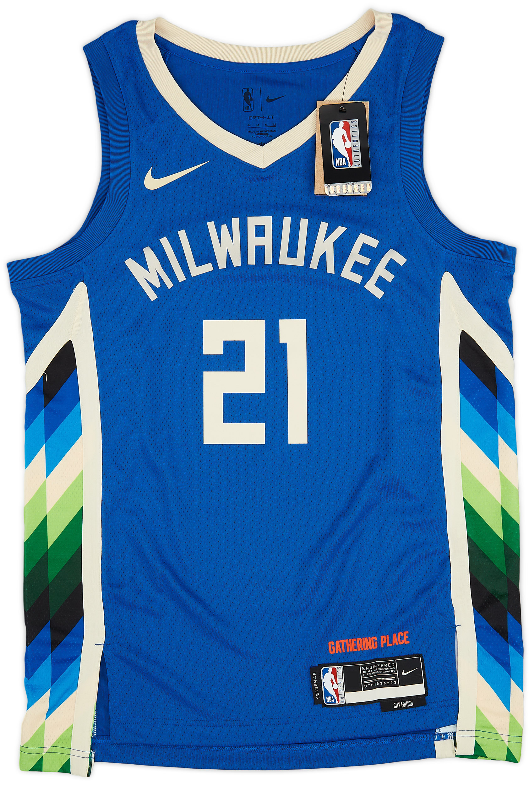 Milwaukee Bucks Jrue Holiday 2022-23 City Edition Jersey Blue