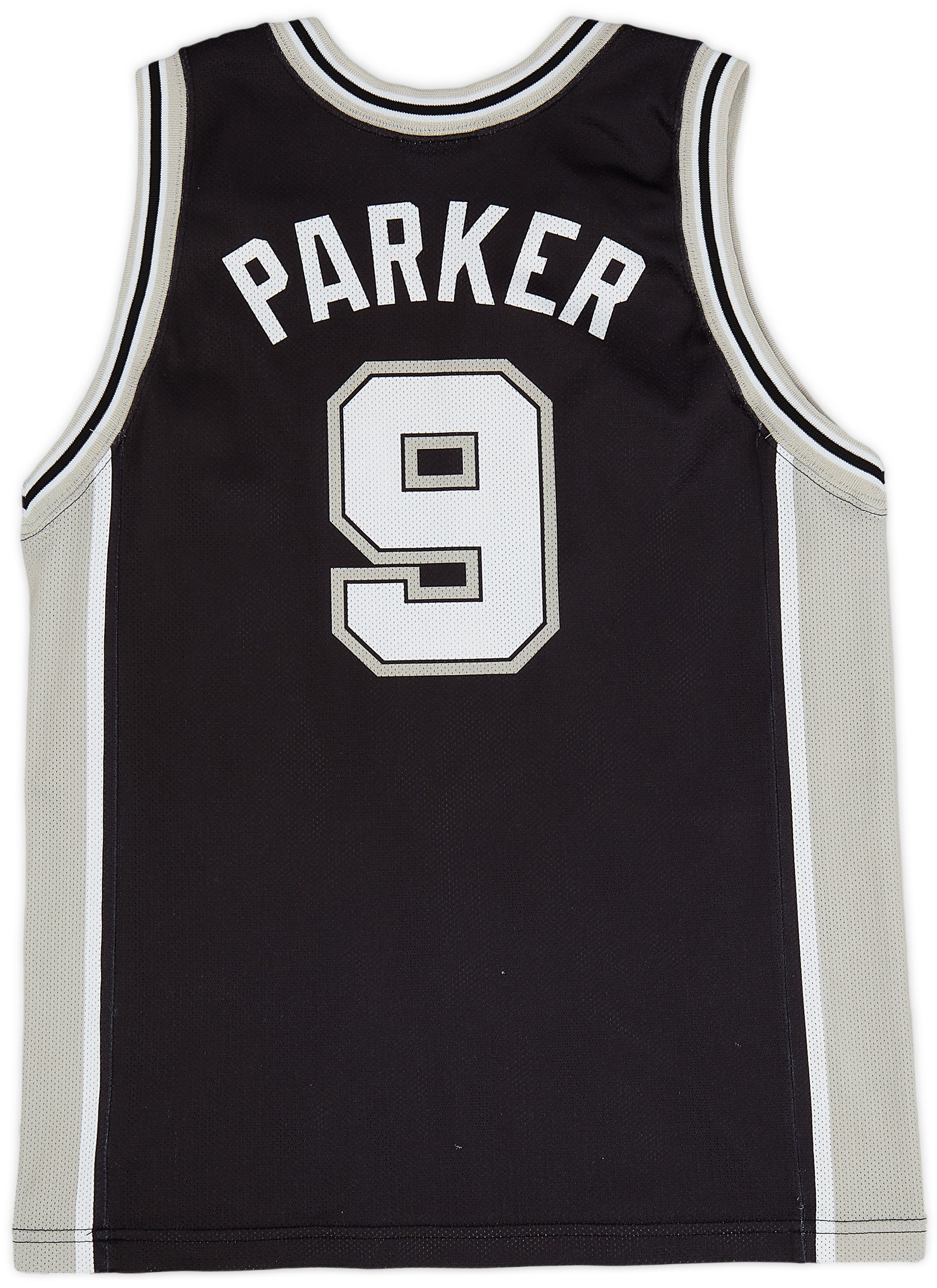 2002-10 San Antonio Spurs Parker #9 Champion Away Jersey