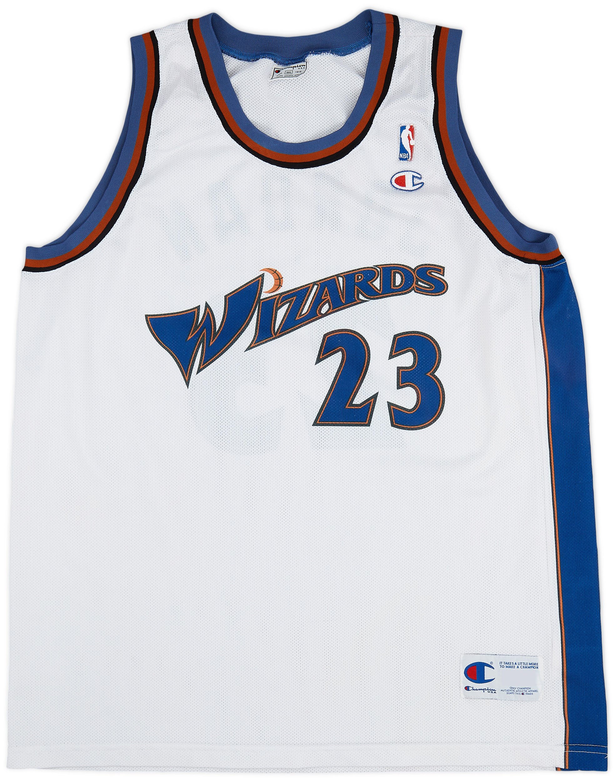 2001-03 Washington Wizards Jordan #23 Champion Home Jersey (Very