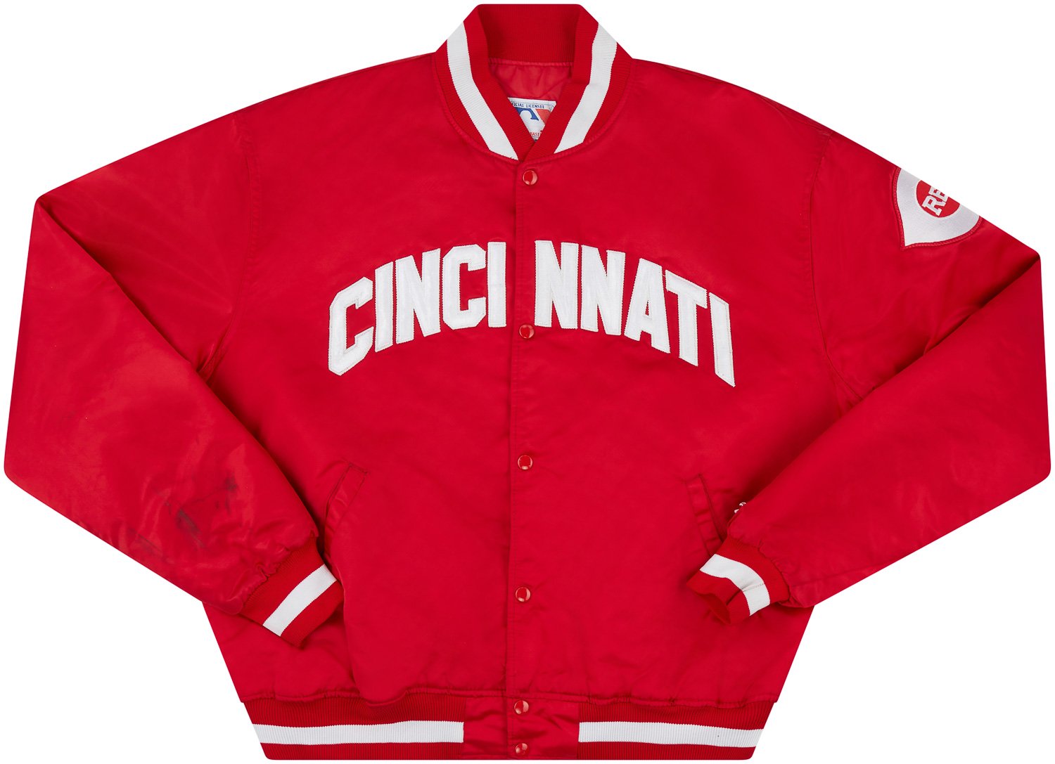 1990's Cincinnati Reds Starter Satin Varsity Jacket (Very Good) XXL